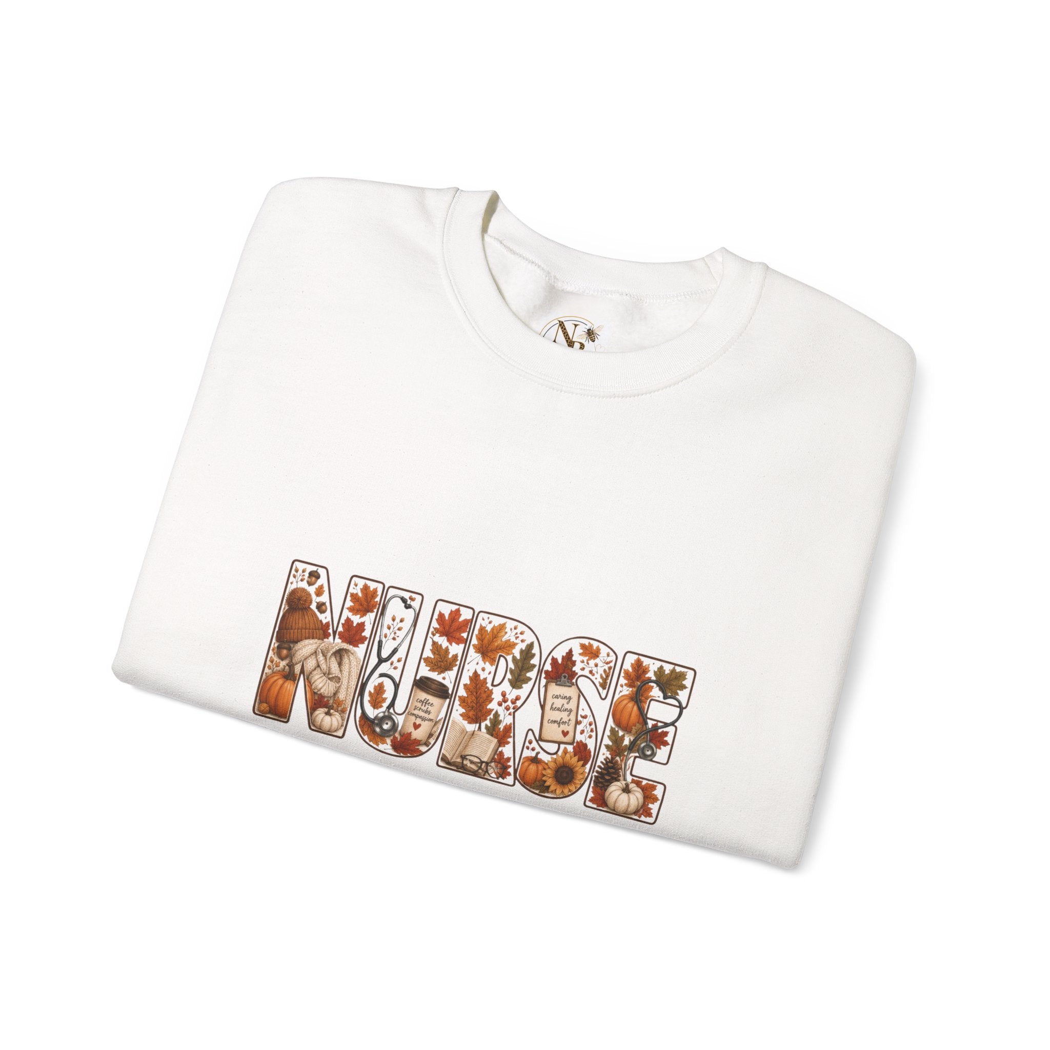 Fall Nurse Unisex Heavy Blend™ Crewneck Sweatshirt