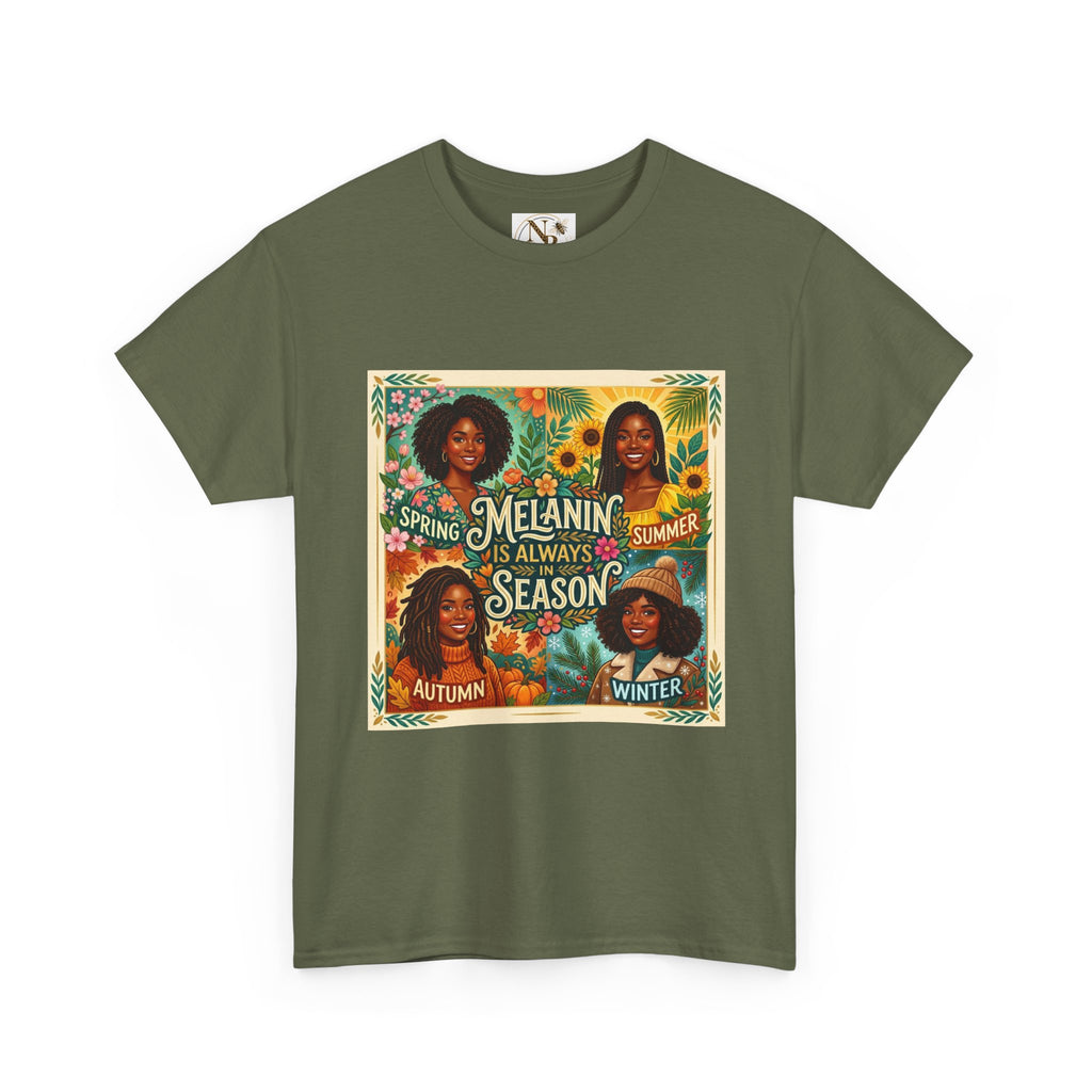 Melanin Is Always in Season Unisex Cotton Tee