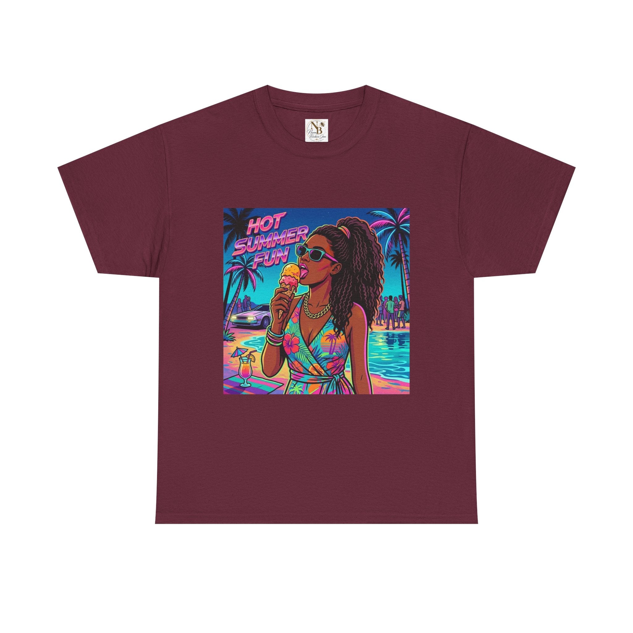 Hot Summer Fun Unisex Heavy Cotton Tee