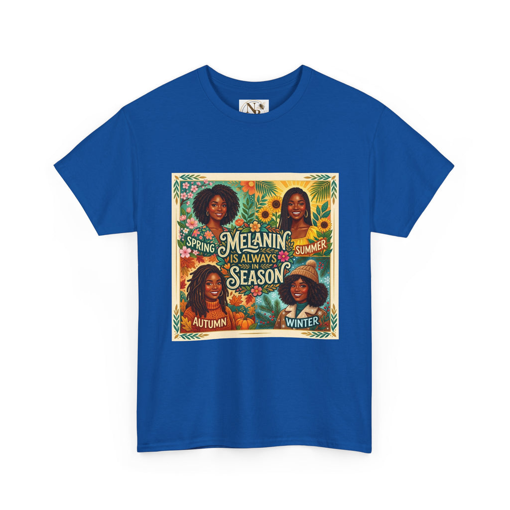 Melanin Is Always in Season Unisex Cotton Tee
