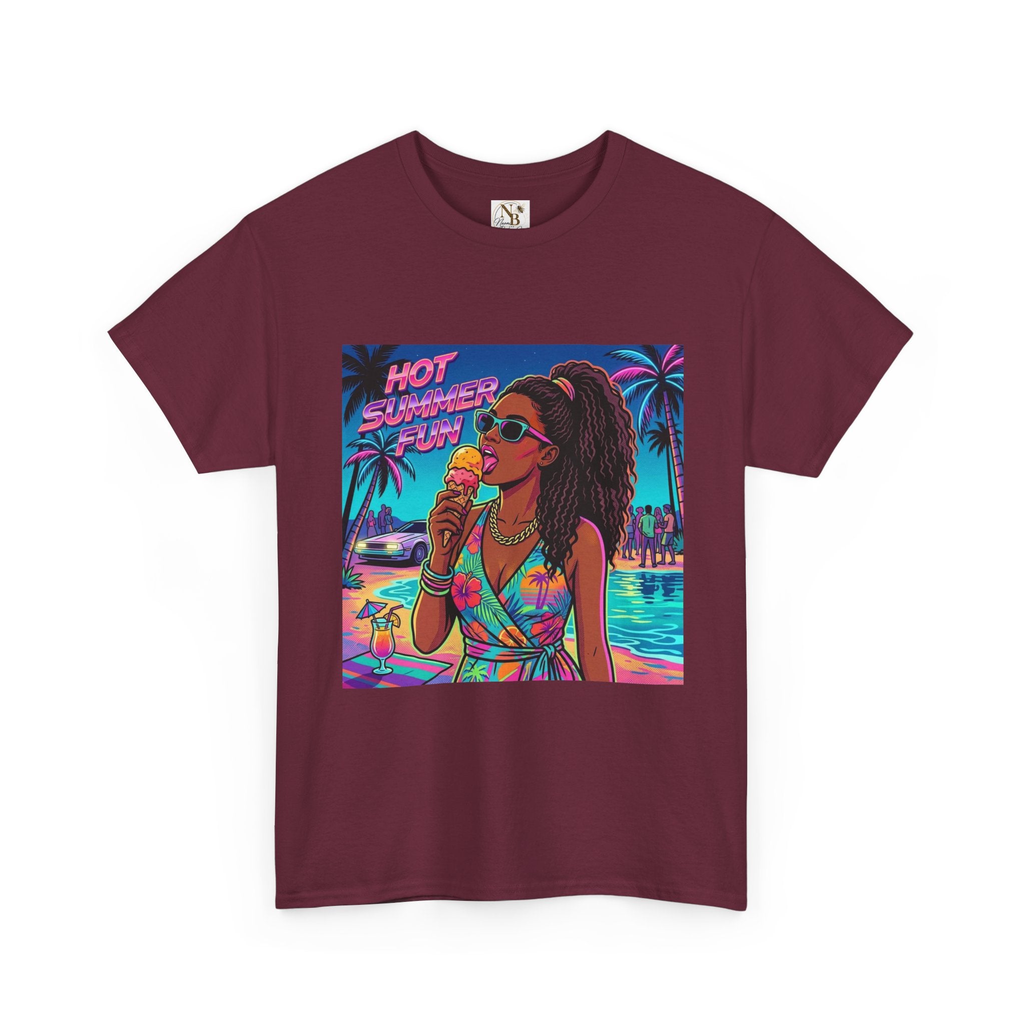 Hot Summer Fun Unisex Heavy Cotton Tee