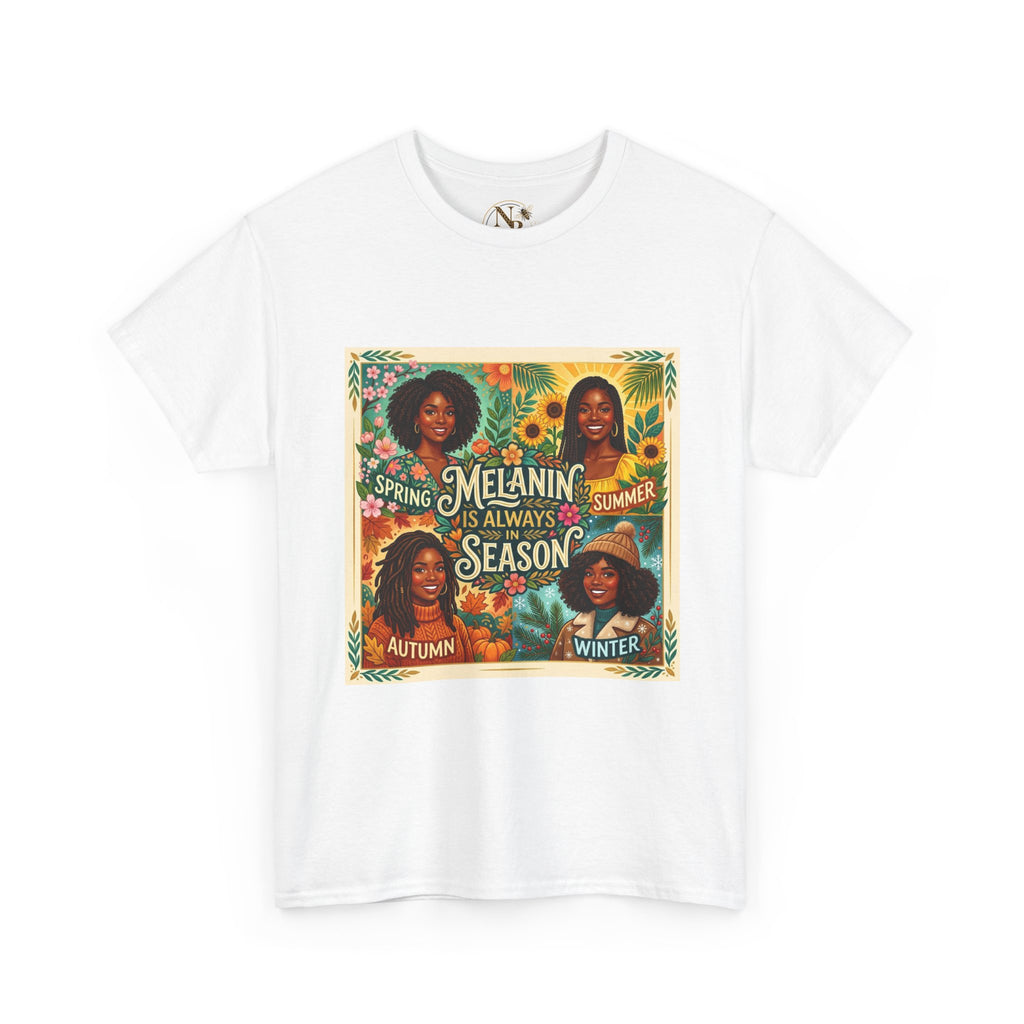 Melanin Is Always in Season Unisex Cotton Tee