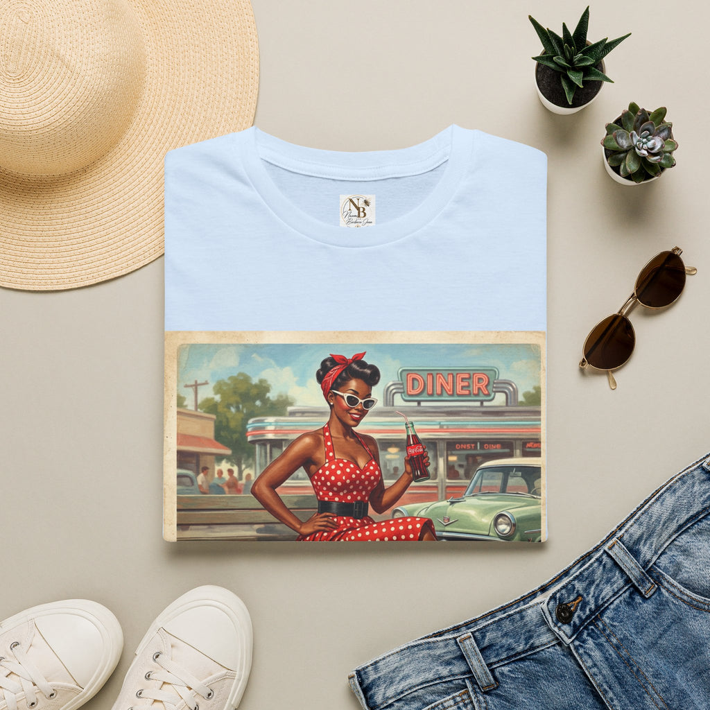 Poka Dot Vintage Inspired Unisex Softstyle T-Shirt