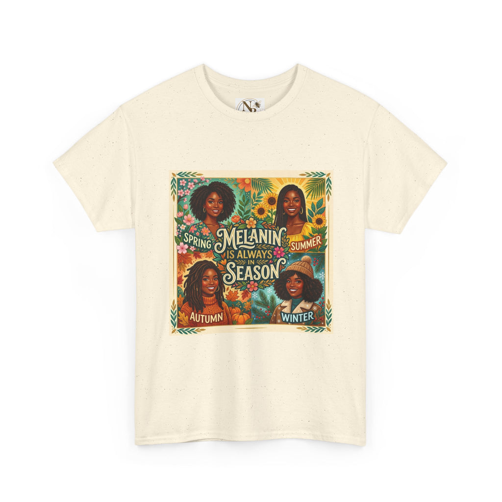 Melanin Is Always in Season Unisex Cotton Tee