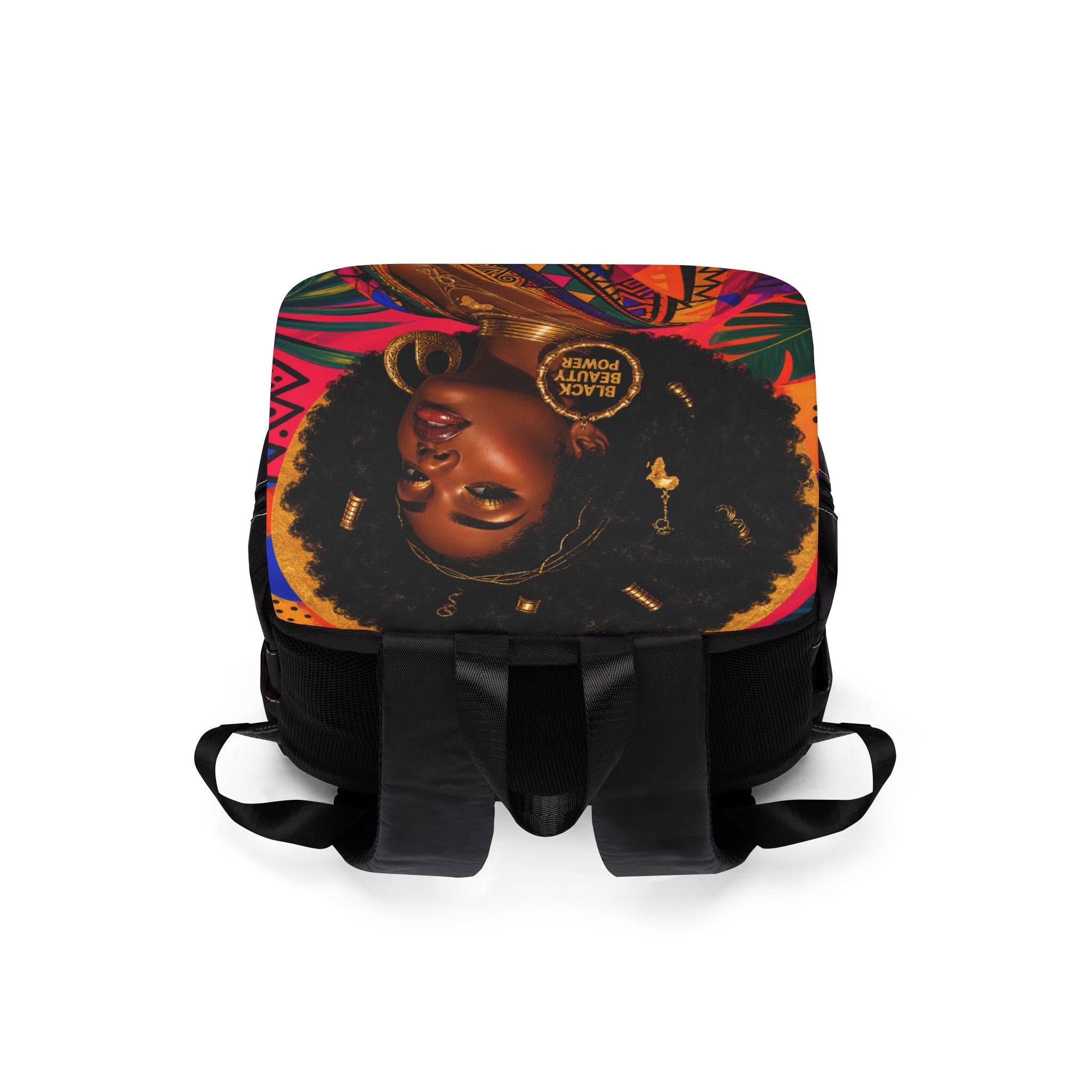 Tropical Queendom Unisex Casual Shoulder Backpack