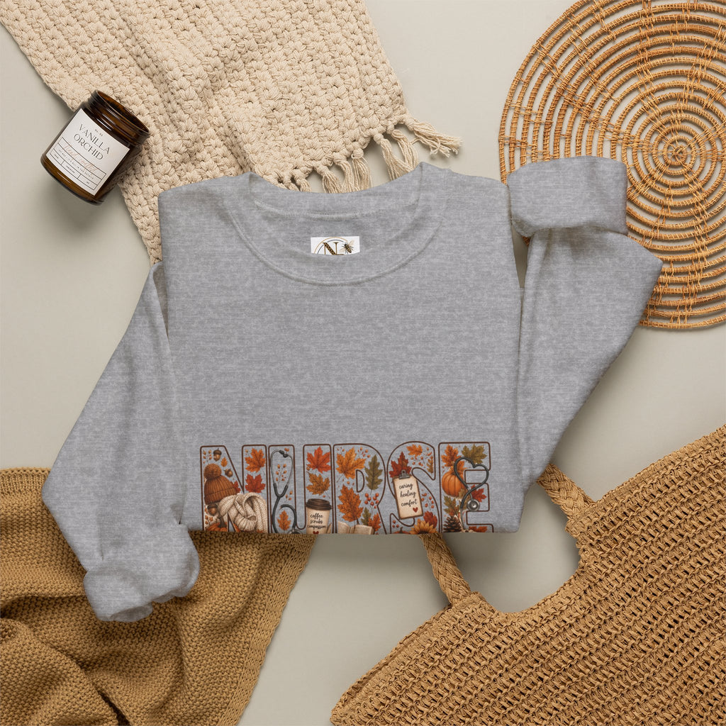 Fall Nurse Unisex Heavy Blend™ Crewneck Sweatshirt