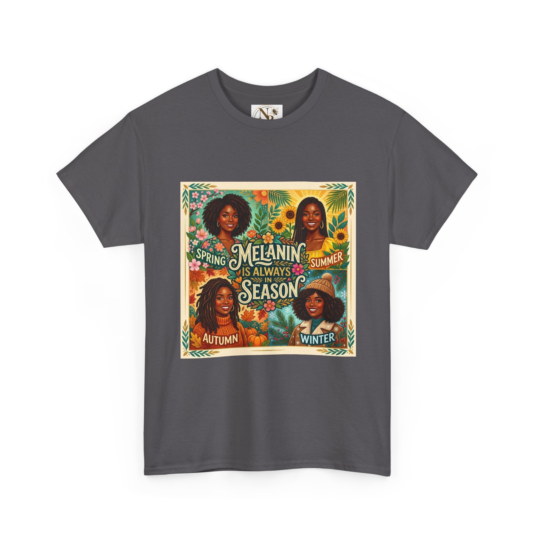 Melanin Is Always in Season Unisex Cotton Tee