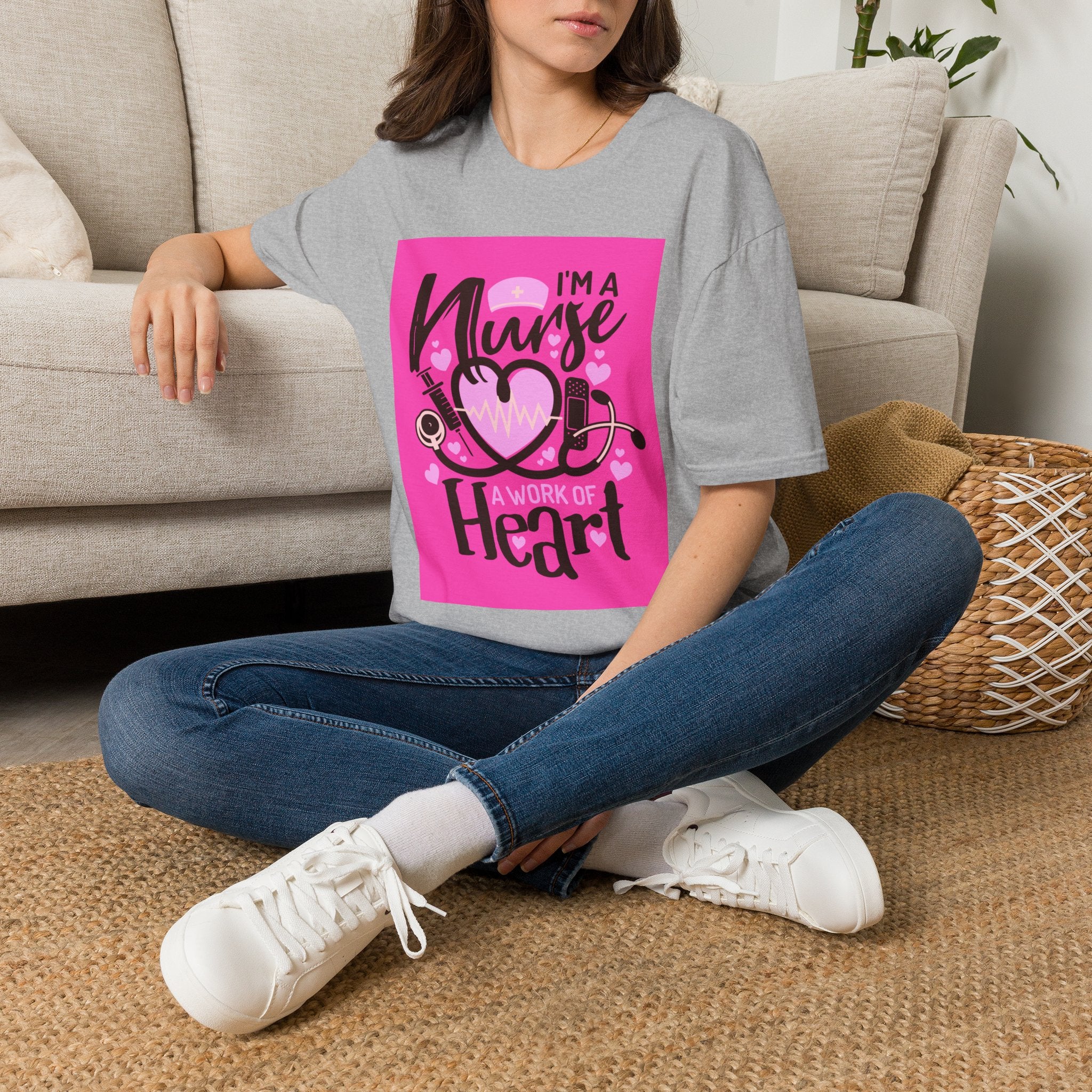 Nurse At Heart Unisex Softstyle T-Shirt