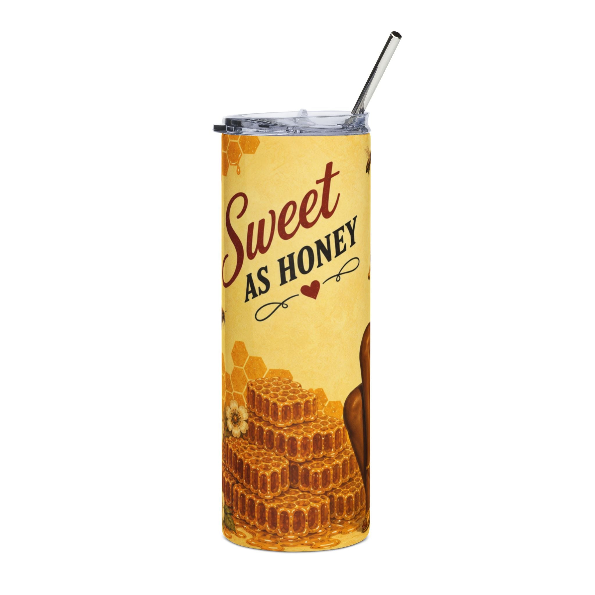 Sweet As Honey Stainless Steel Tumbler, 20oz