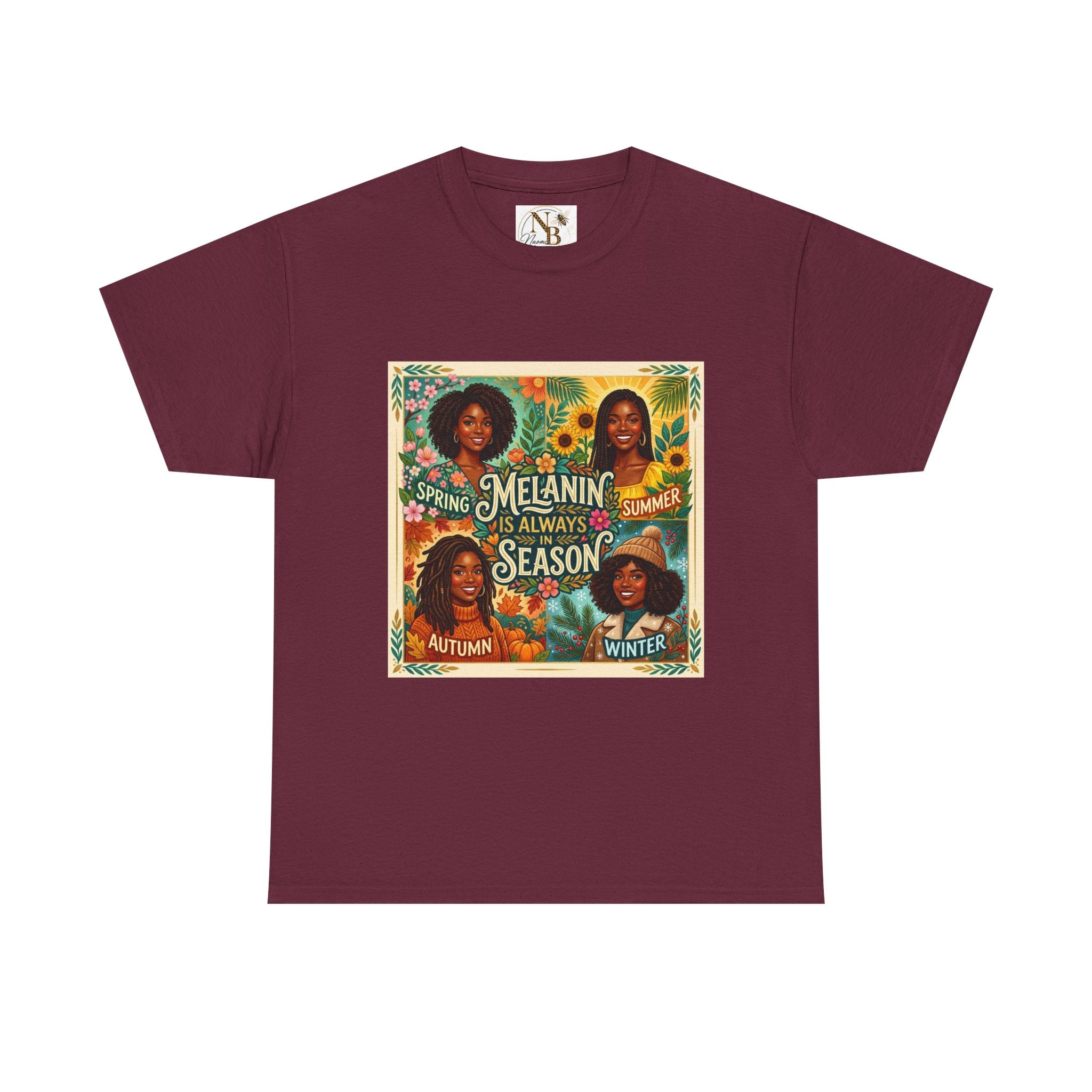 Melanin Is Always in Season Unisex Cotton Tee