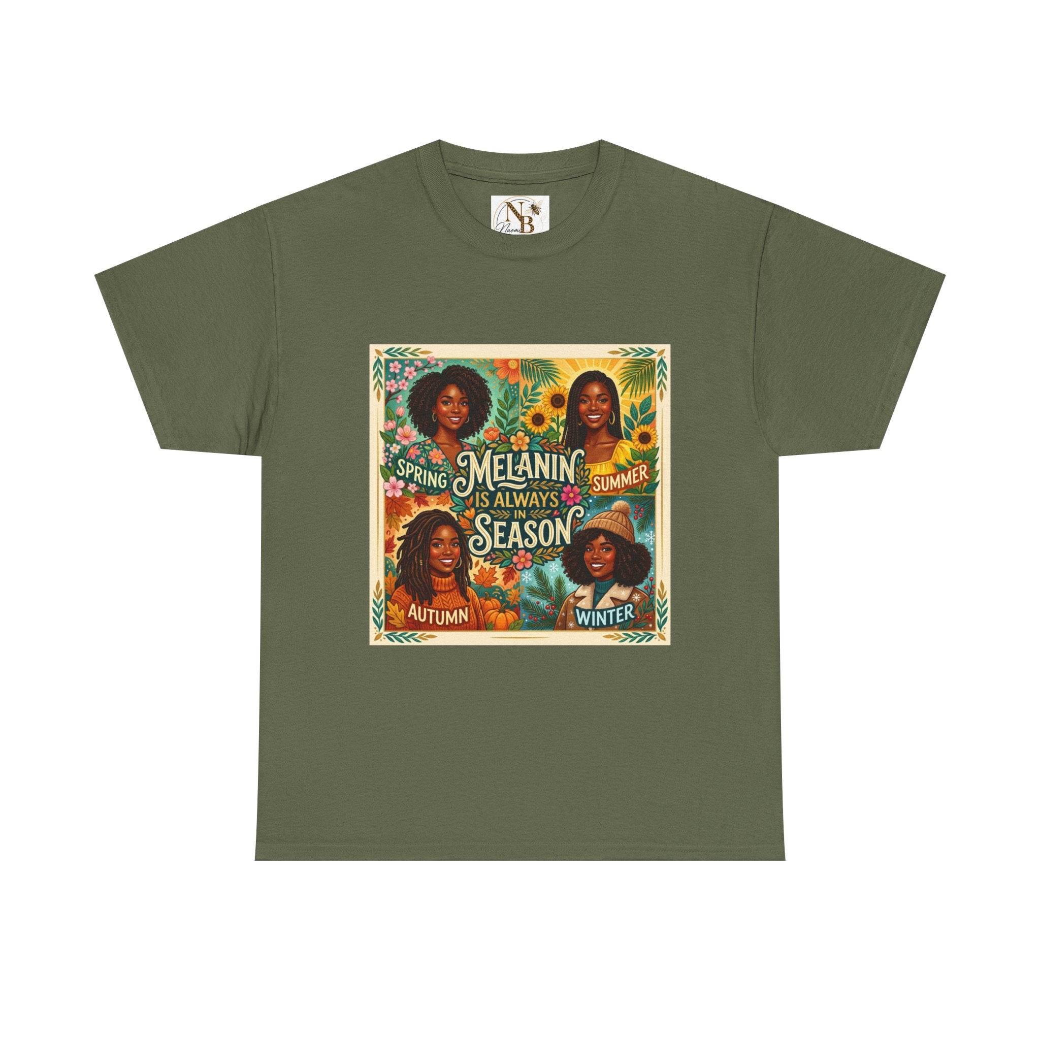 Melanin Is Always in Season Unisex Cotton Tee