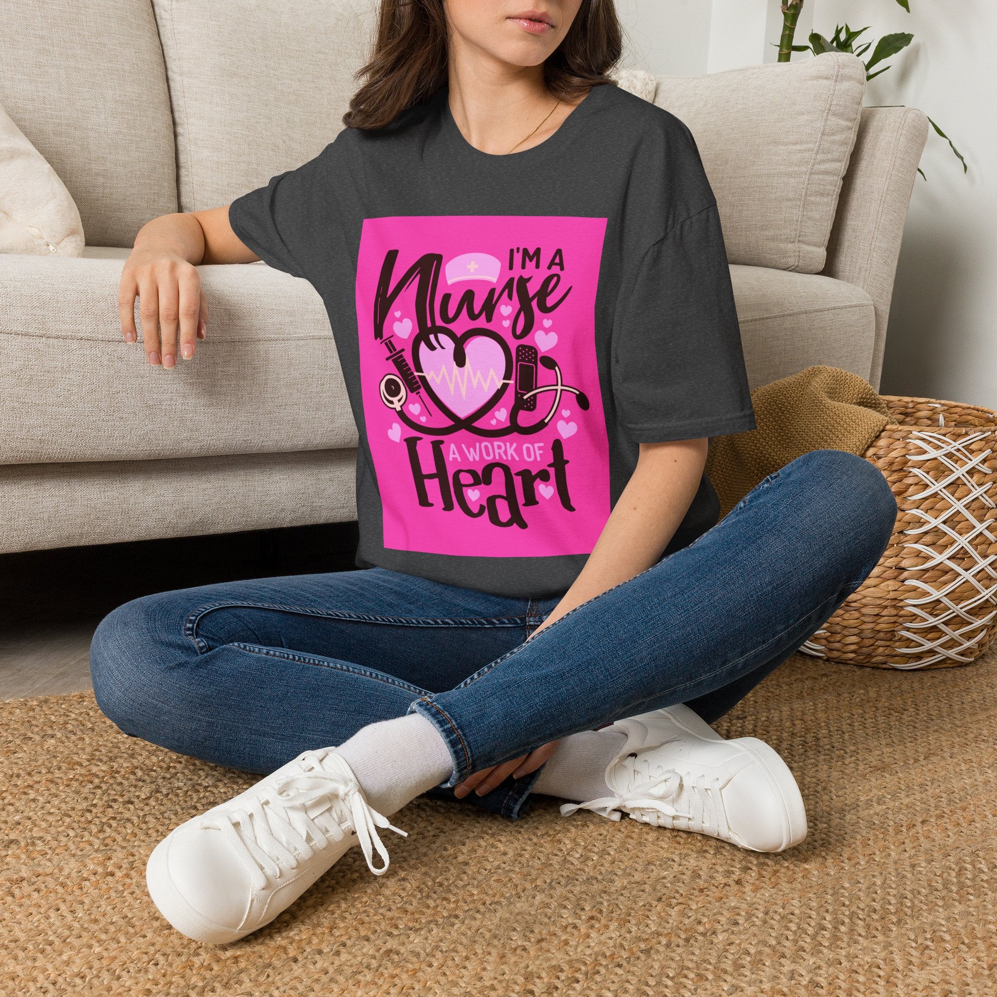 Nurse At Heart Unisex Softstyle T-Shirt