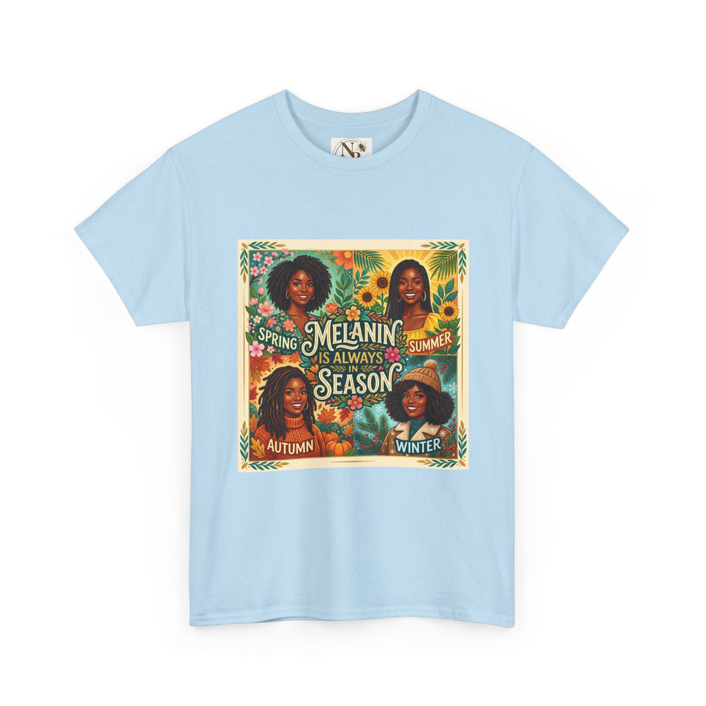Melanin Is Always in Season Unisex Cotton Tee