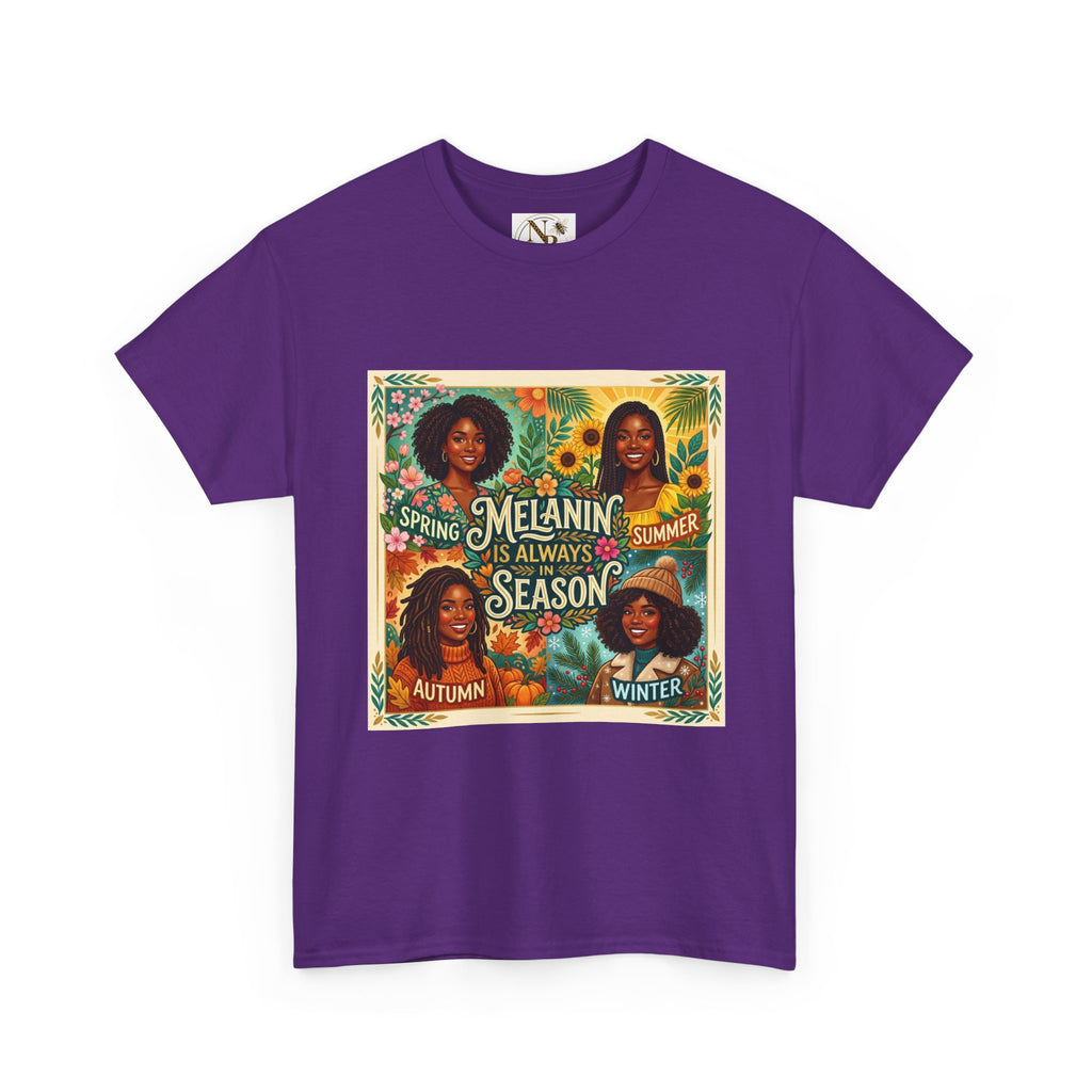 Melanin Is Always in Season Unisex Cotton Tee