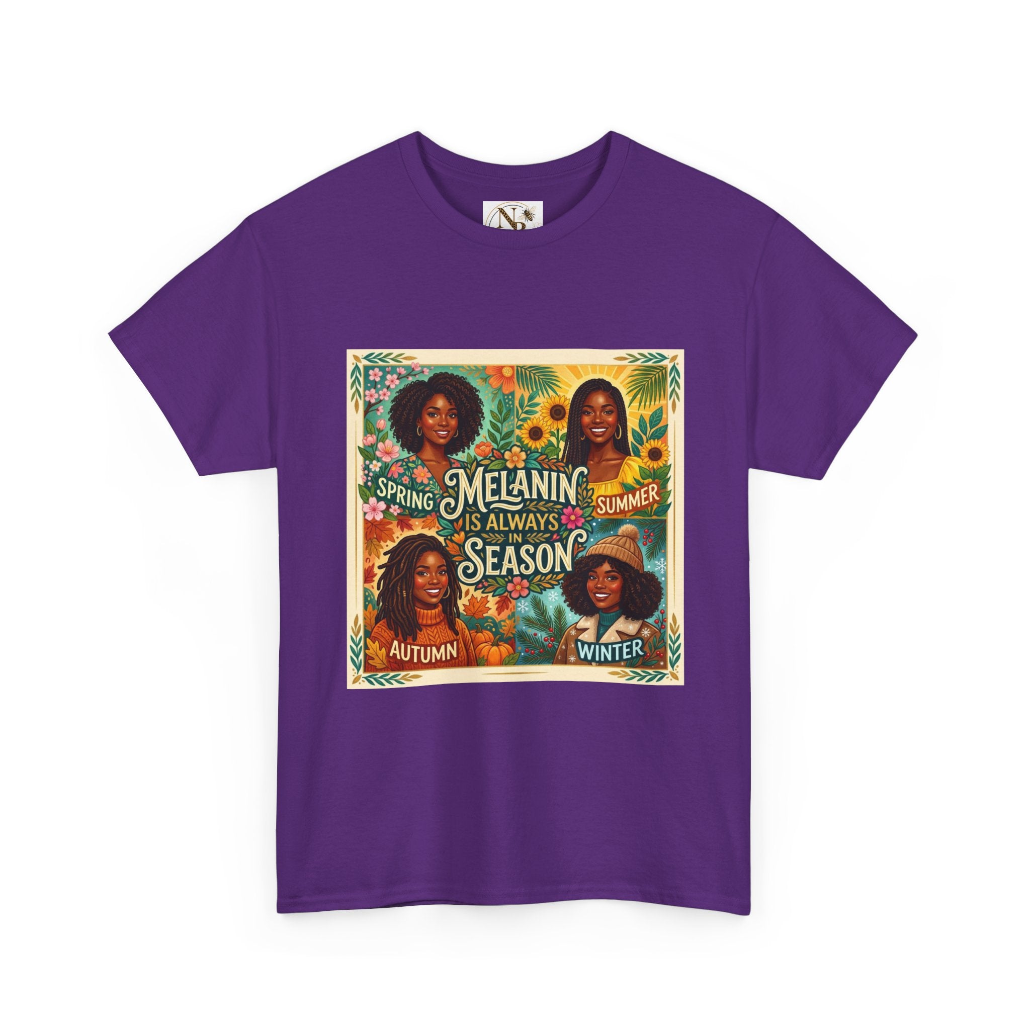 Melanin Is Always in Season Unisex Cotton Tee
