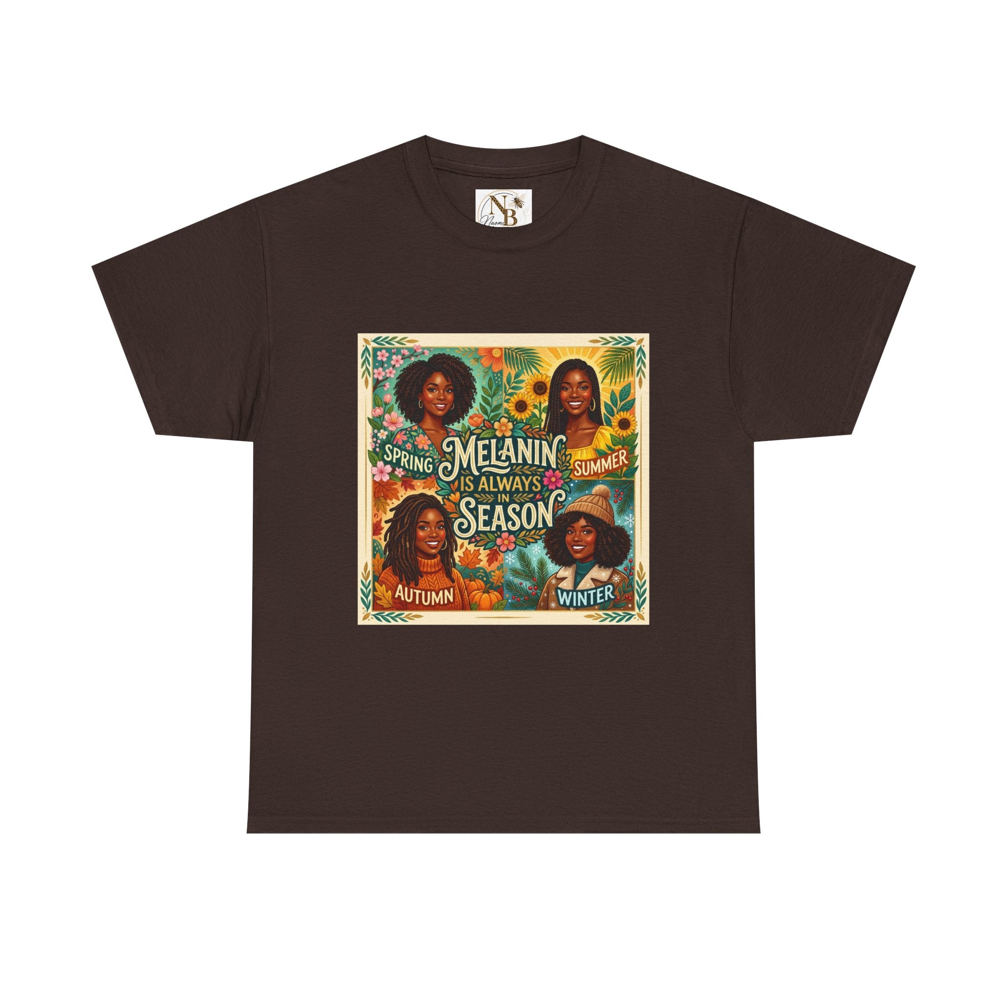 Melanin Is Always in Season Unisex Cotton Tee