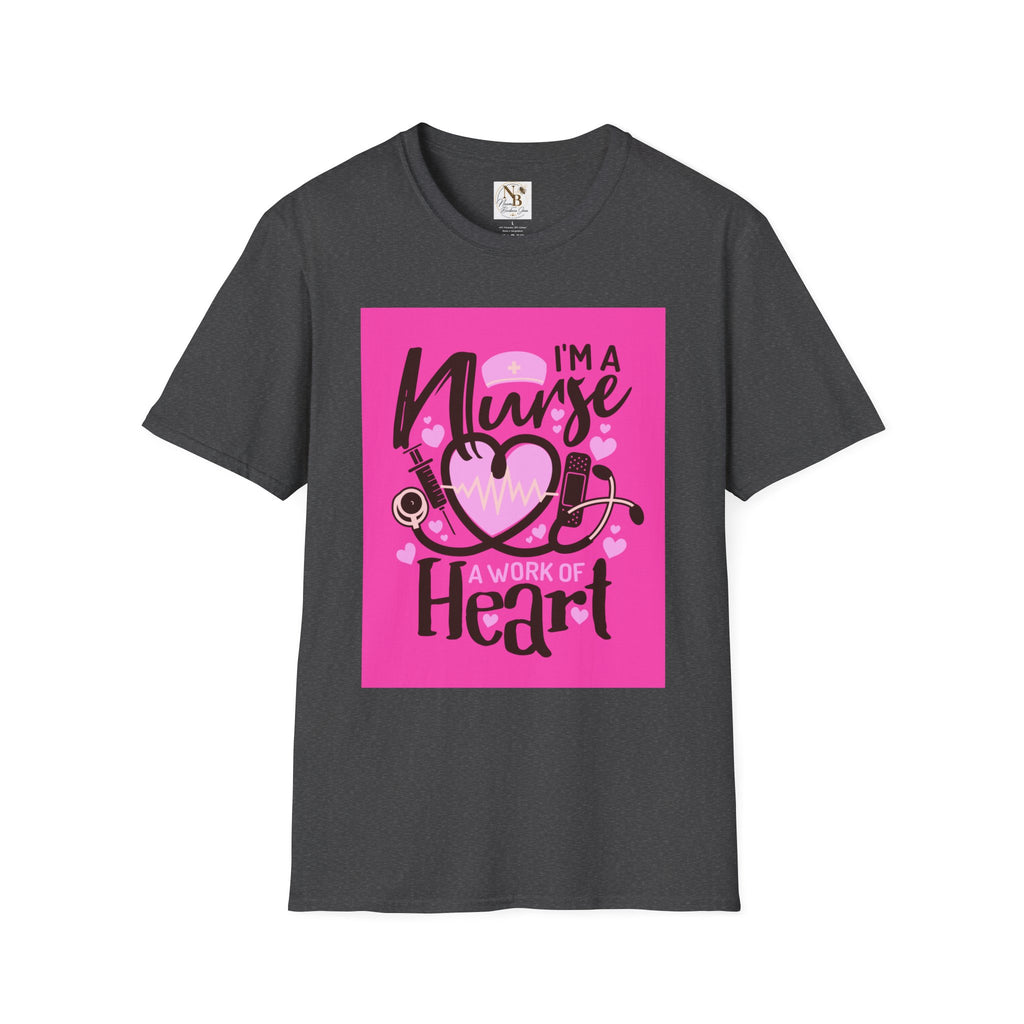 Nurse At Heart Unisex Softstyle T-Shirt