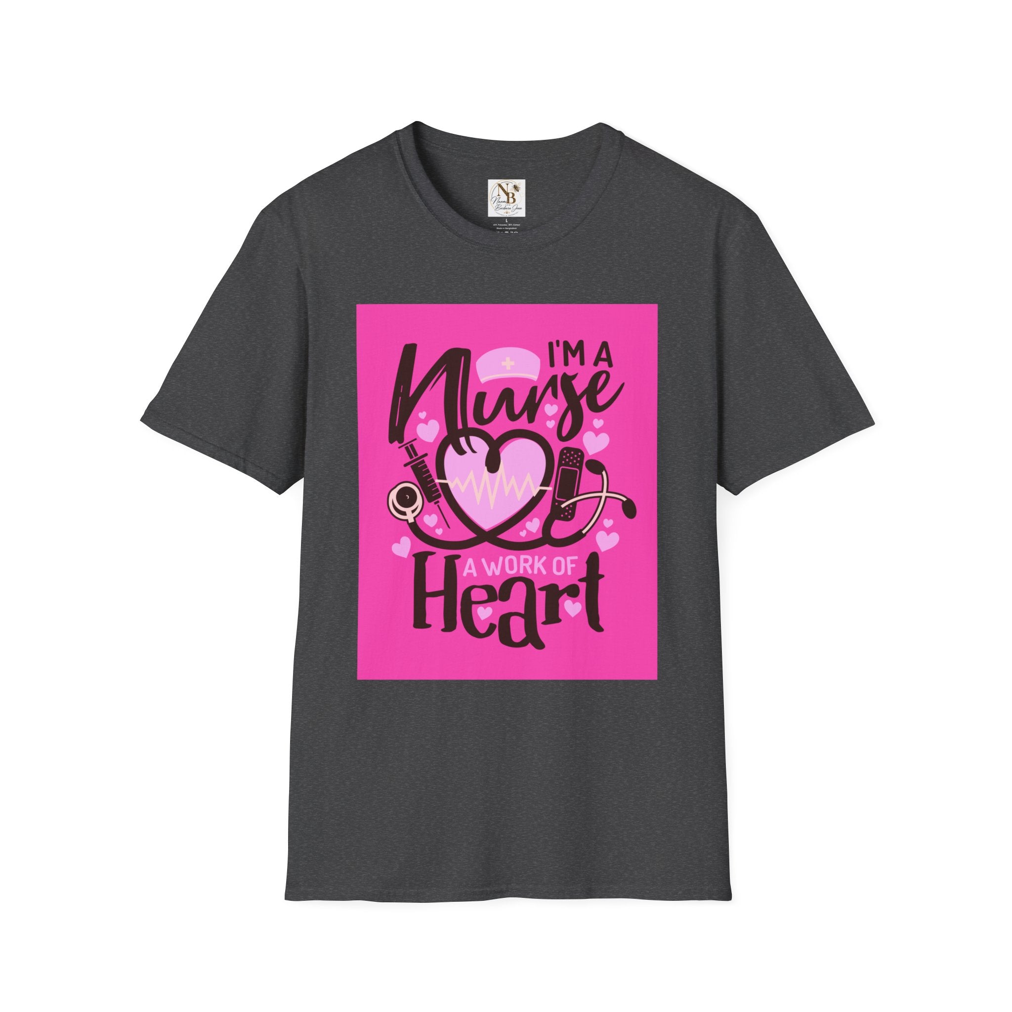 Nurse At Heart Unisex Softstyle T-Shirt
