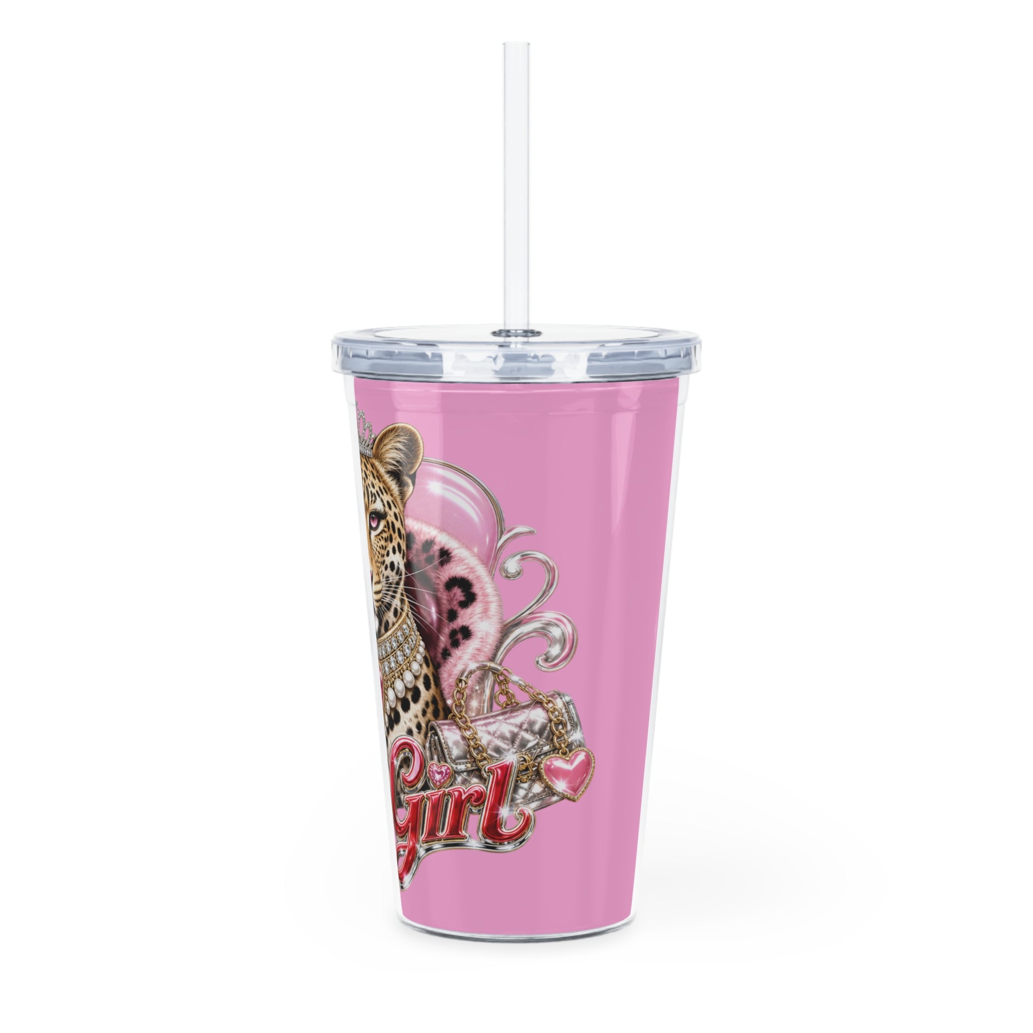 I Am That Girl Plastic Tumbler with Straw