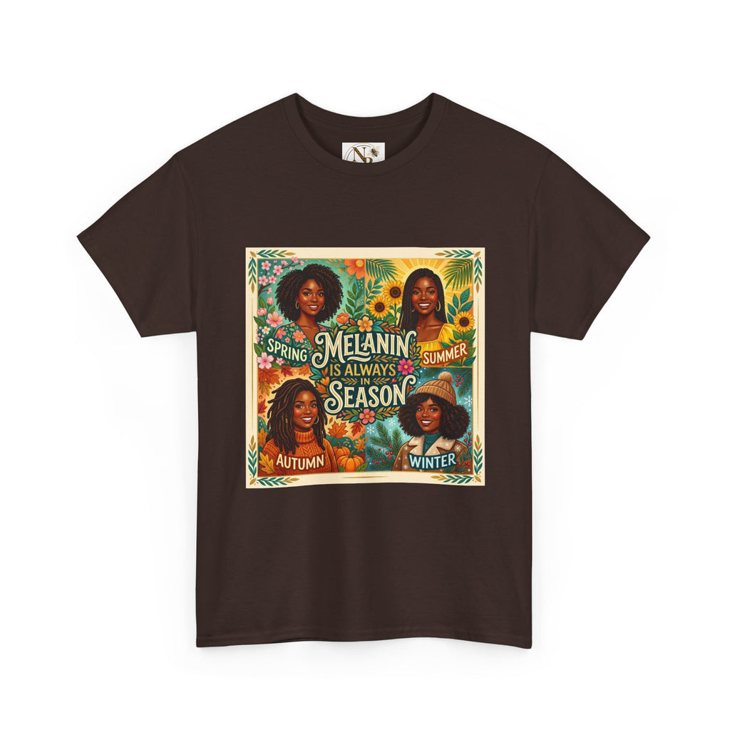 Melanin Is Always in Season Unisex Cotton Tee