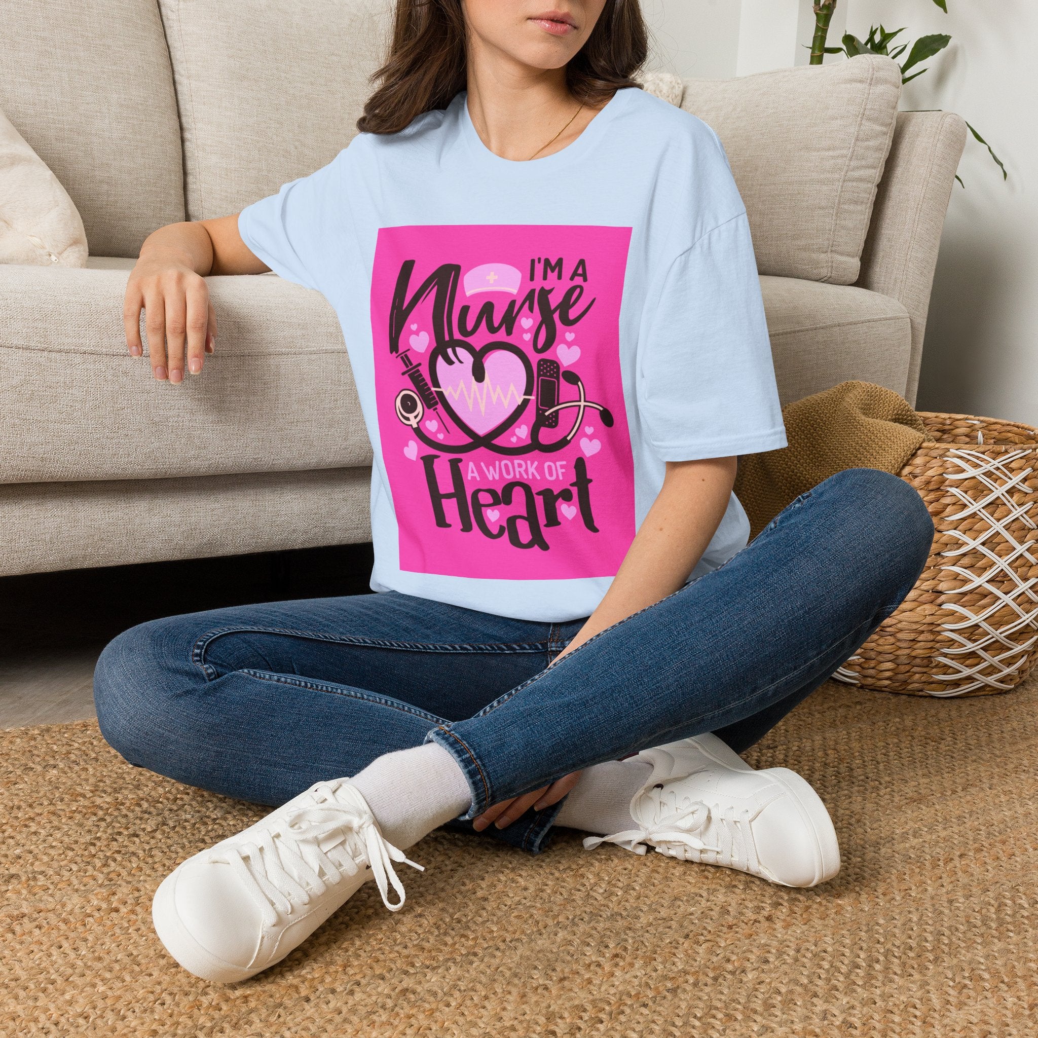 Nurse At Heart Unisex Softstyle T-Shirt