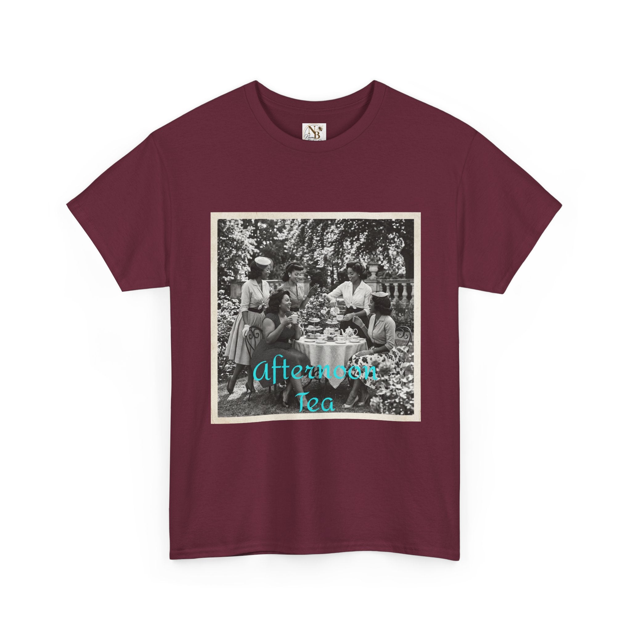 Afternoon Tea Unisex Heavy Cotton Tee
