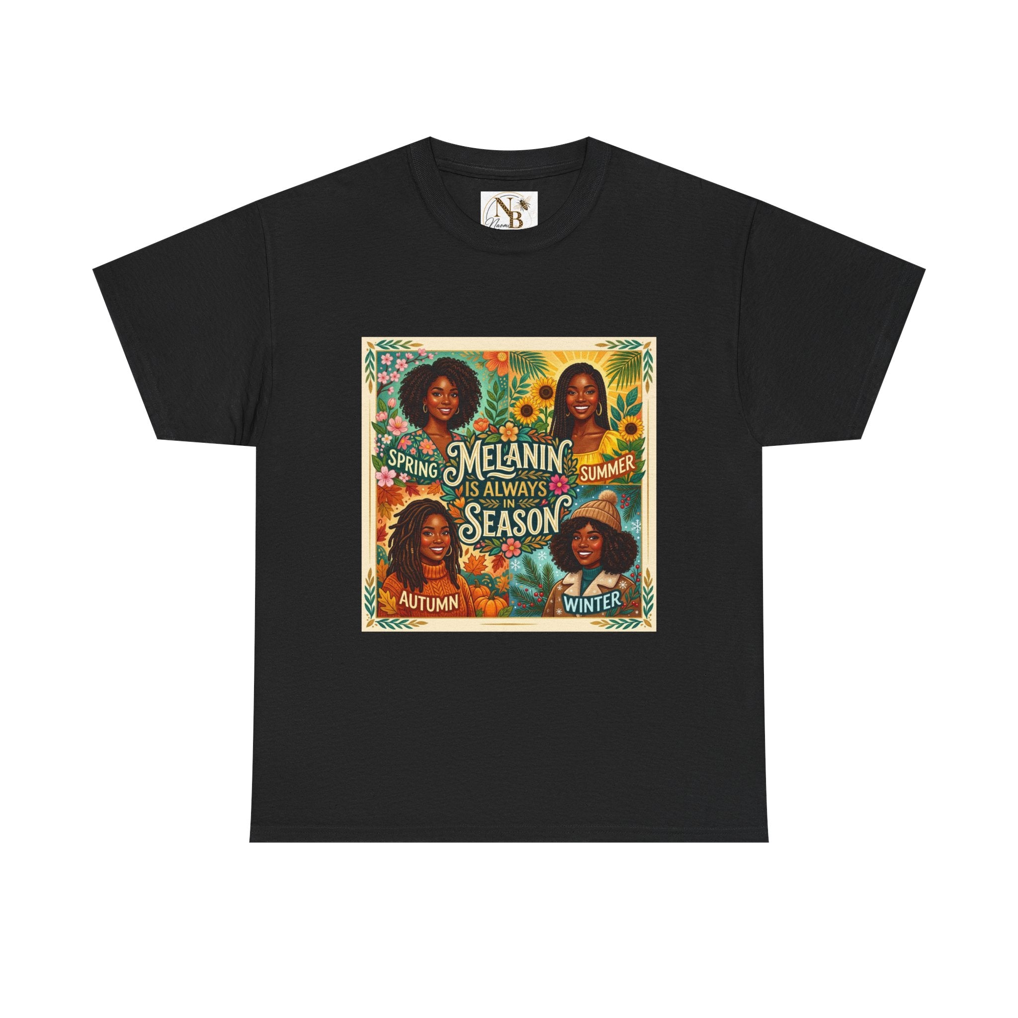 Melanin Is Always in Season Unisex Cotton Tee