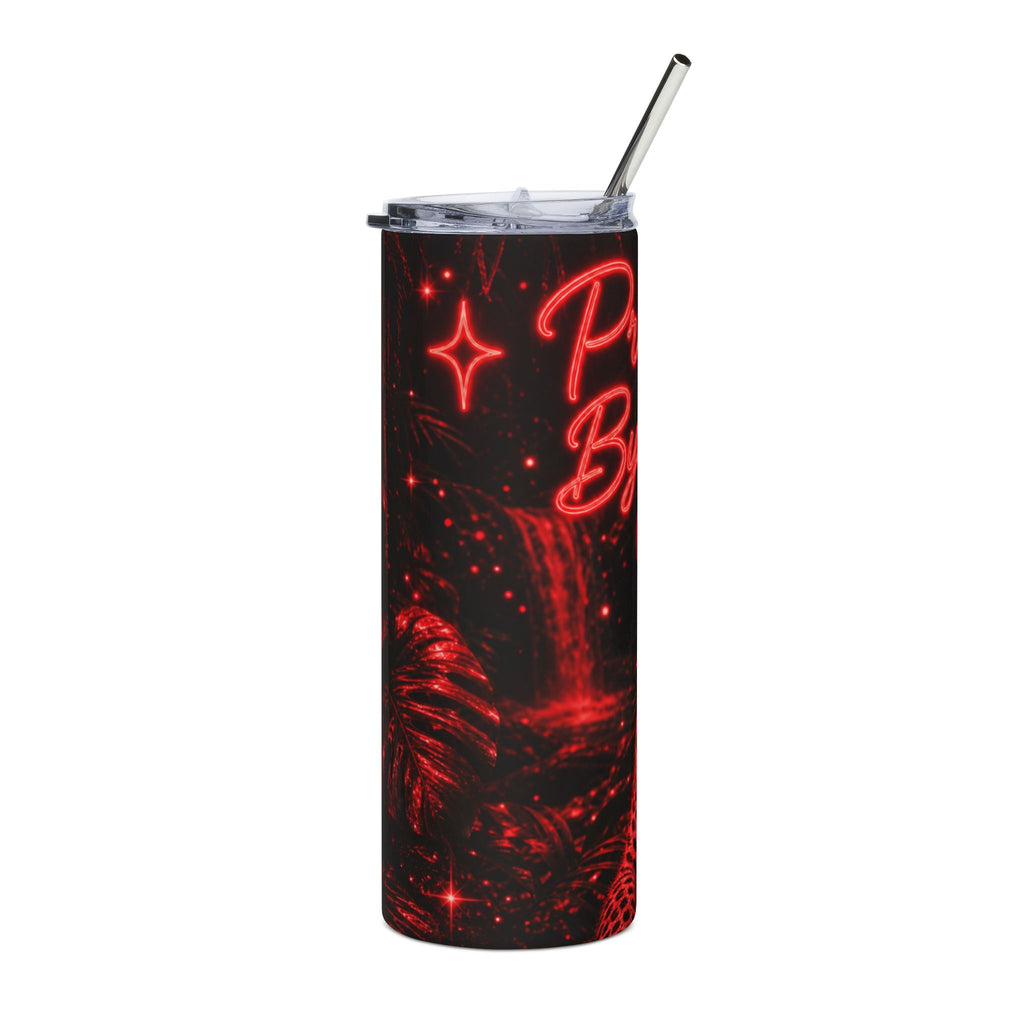 Pretty By Nature Red Stainless Steel Tumbler, 20oz