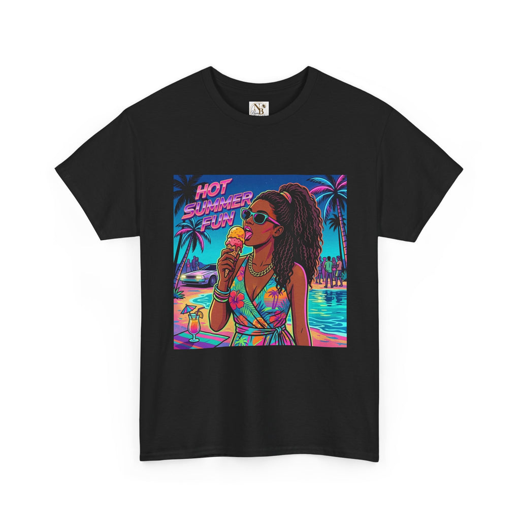 Hot Summer Fun Unisex Heavy Cotton Tee