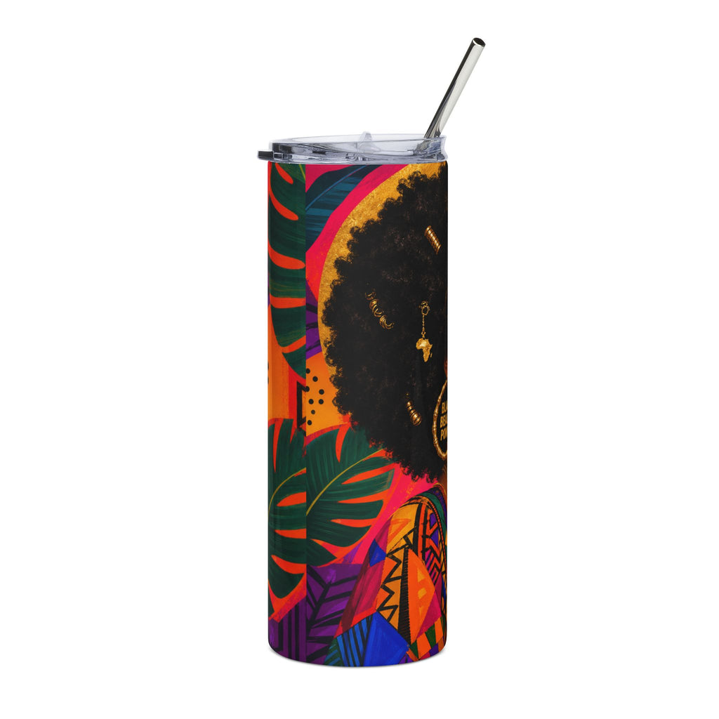 Tropical Queendom Stainless Steel Tumbler, 20oz