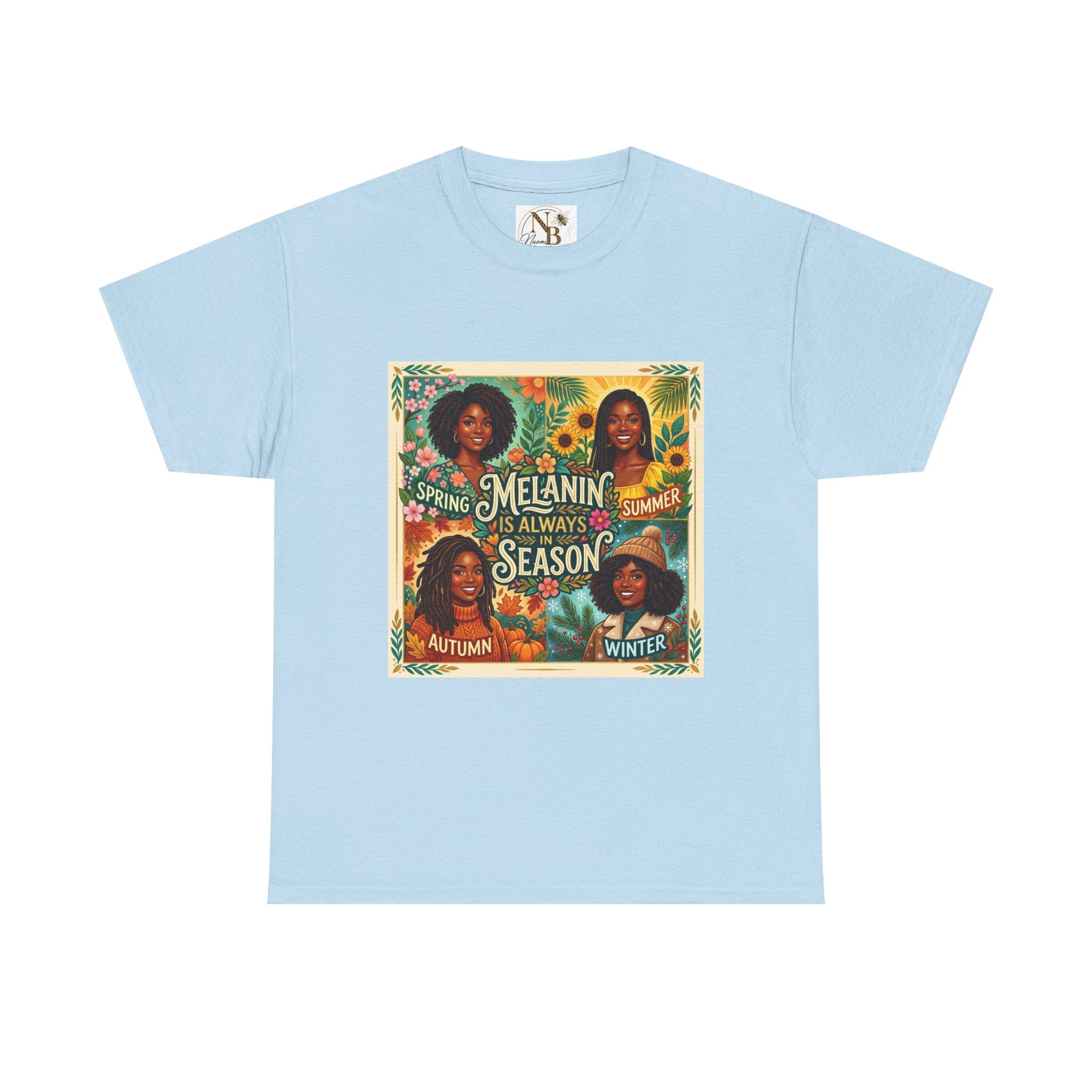 Melanin Is Always in Season Unisex Cotton Tee