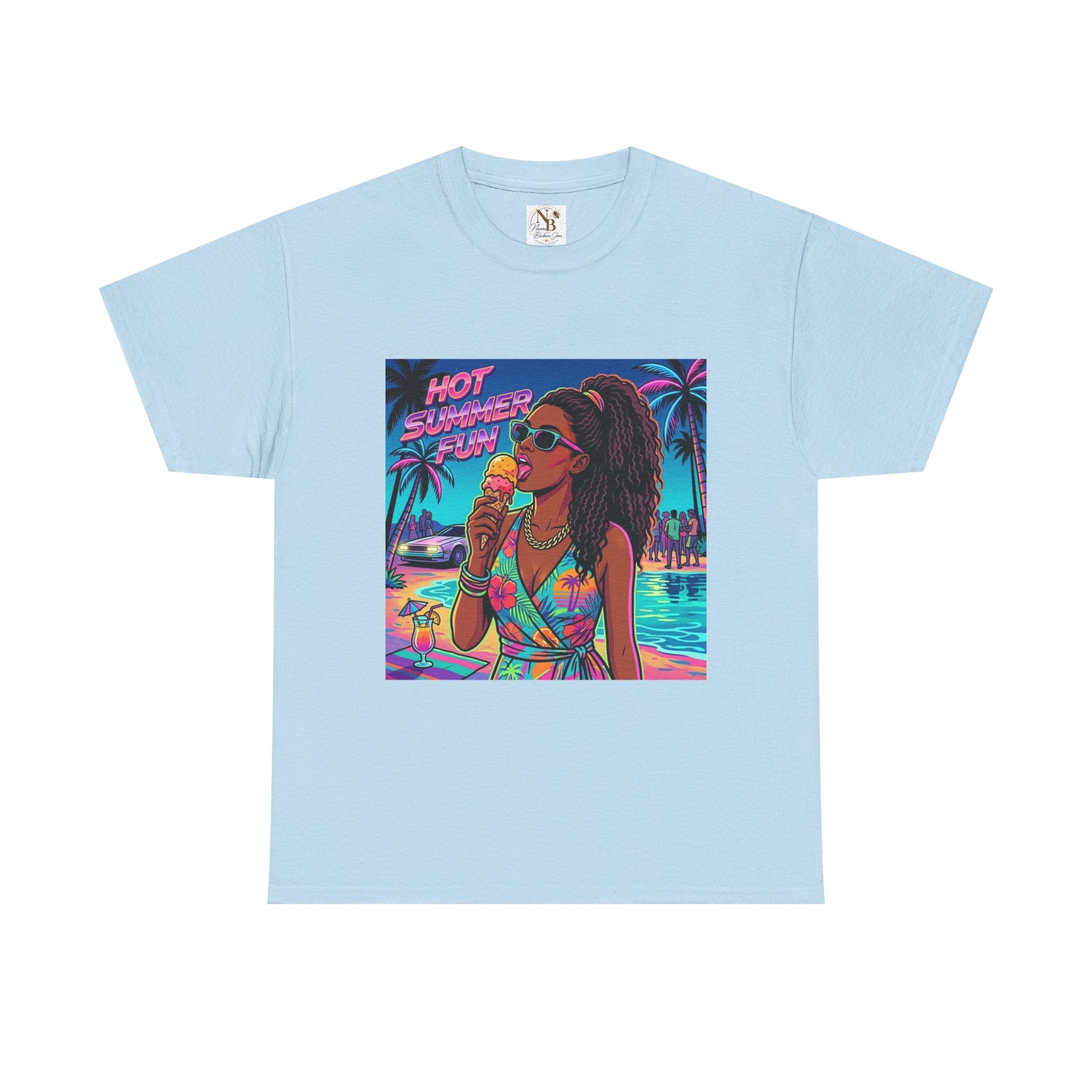 Hot Summer Fun Unisex Heavy Cotton Tee