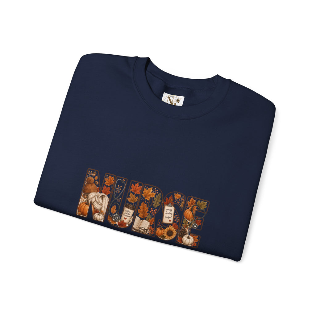 Fall Nurse Unisex Heavy Blend™ Crewneck Sweatshirt