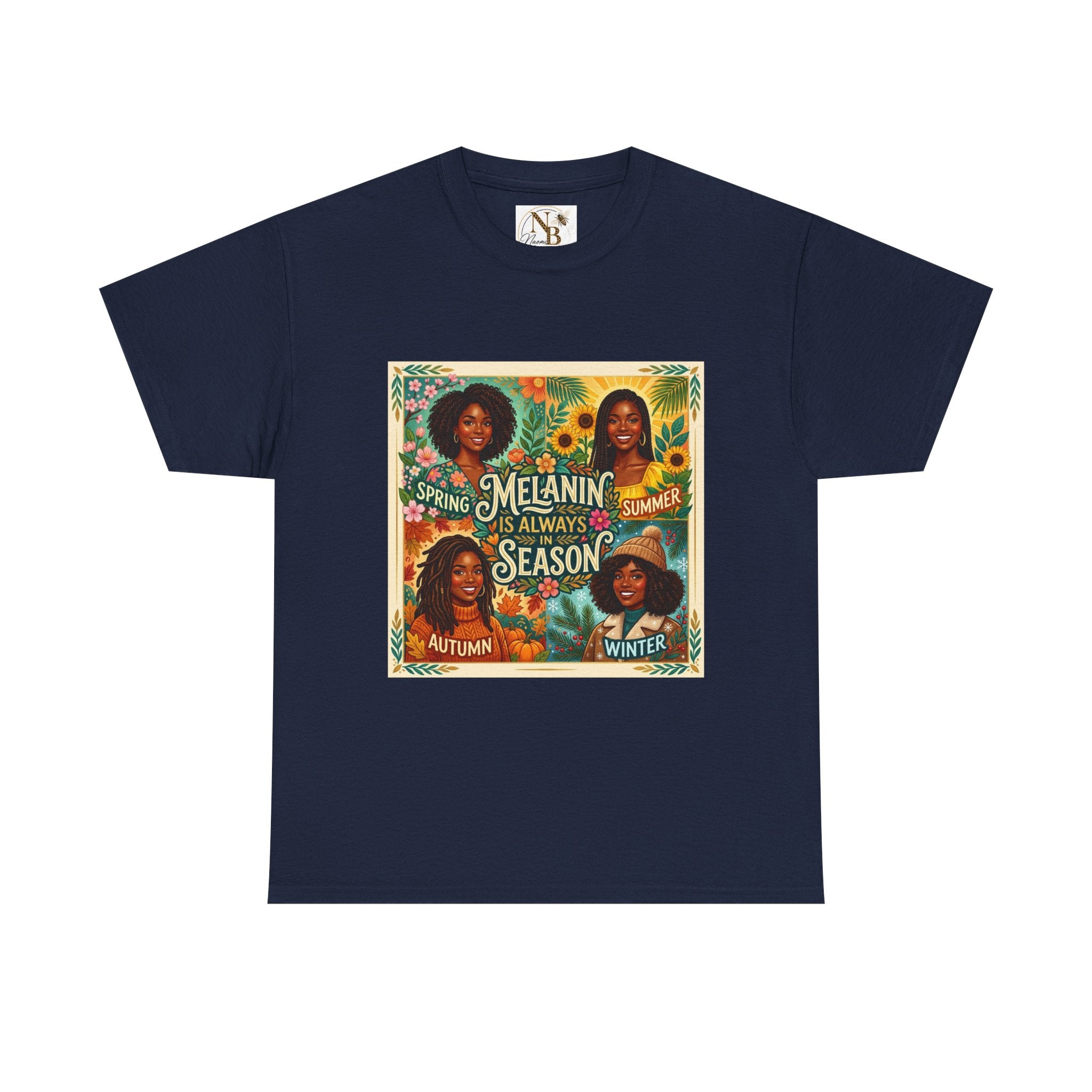 Melanin Is Always in Season Unisex Cotton Tee