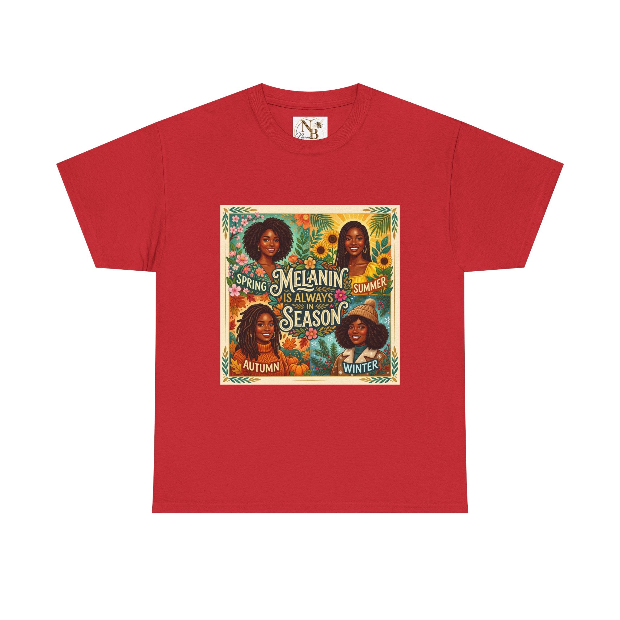 Melanin Is Always in Season Unisex Cotton Tee