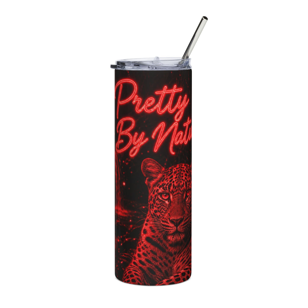 Pretty By Nature Red Stainless Steel Tumbler, 20oz