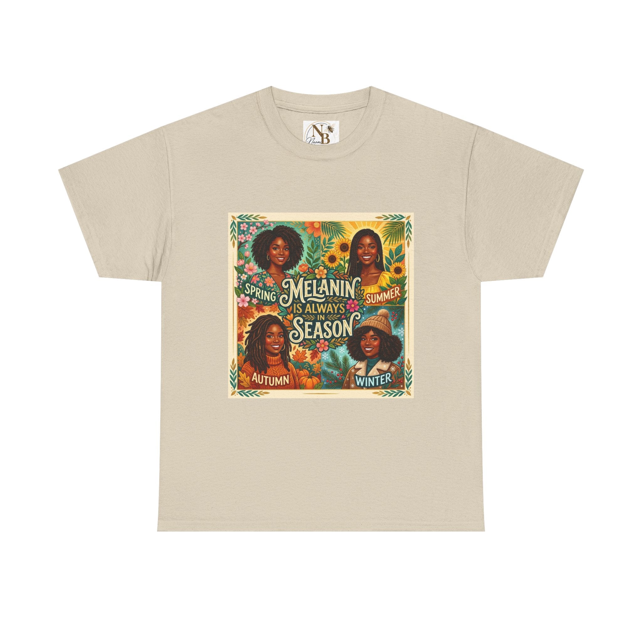 Melanin Is Always in Season Unisex Cotton Tee