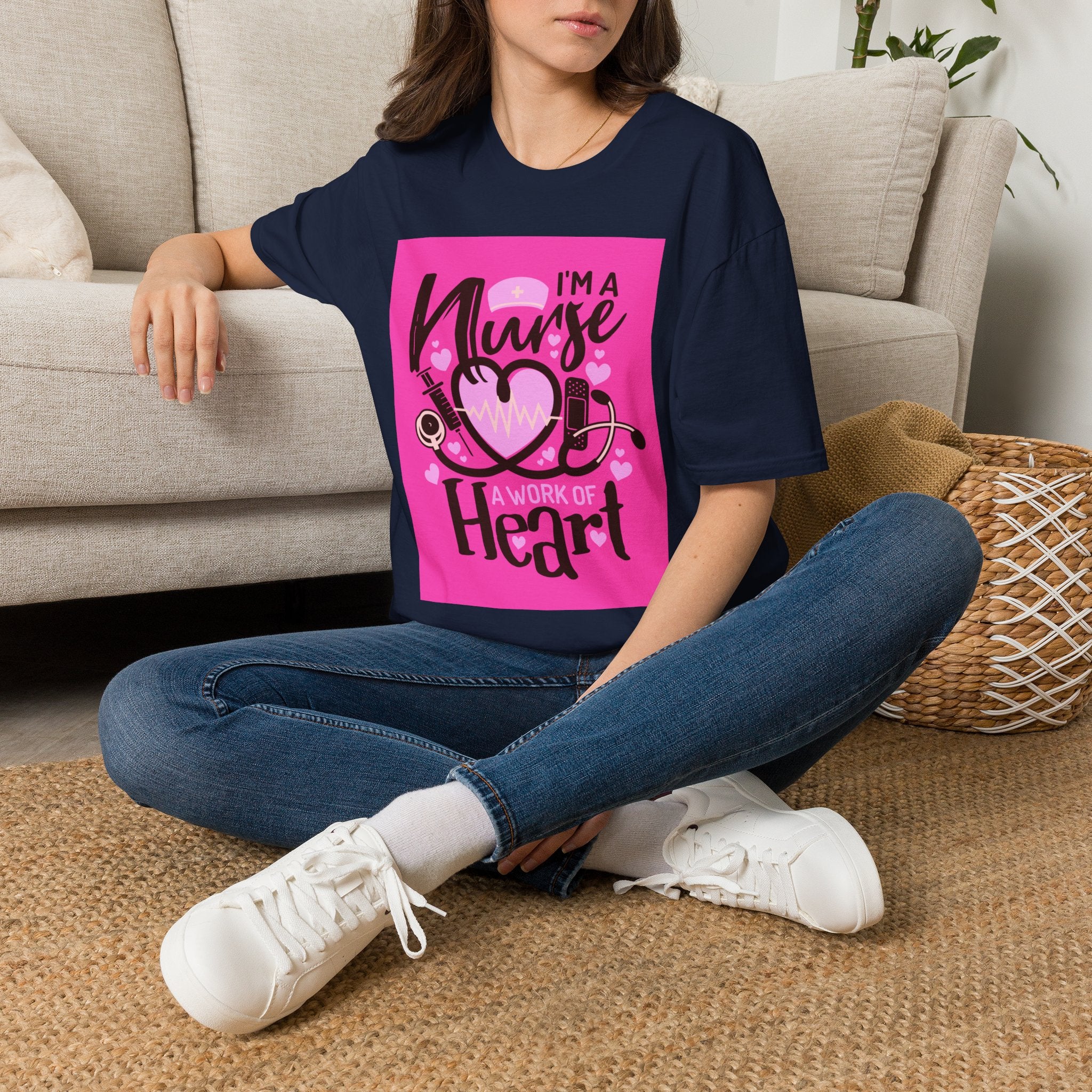 Nurse At Heart Unisex Softstyle T-Shirt