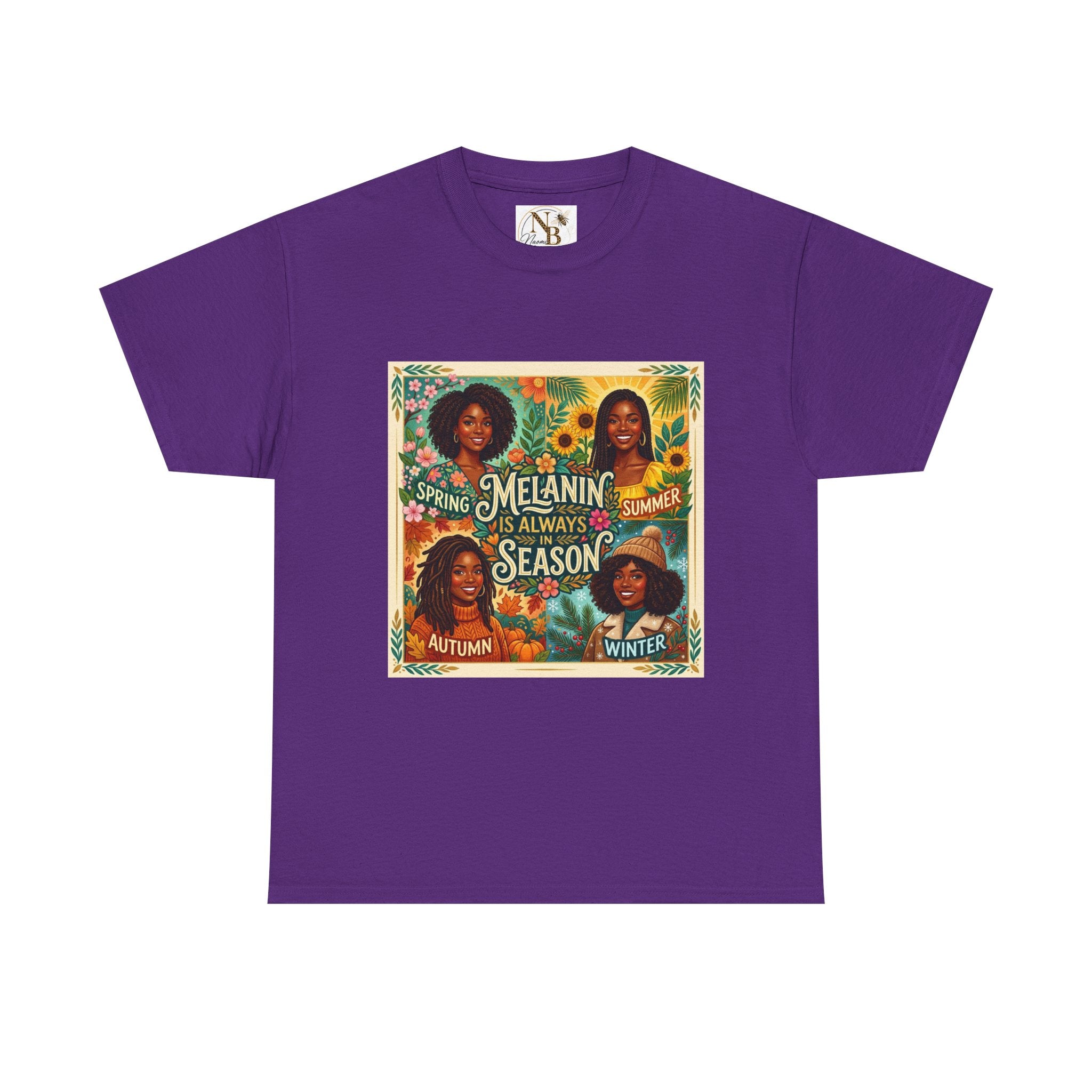 Melanin Is Always in Season Unisex Cotton Tee