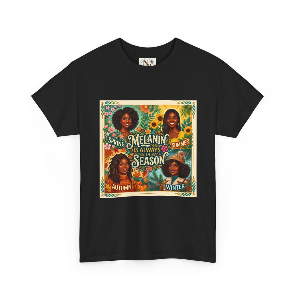 Melanin Is Always in Season Unisex Cotton Tee