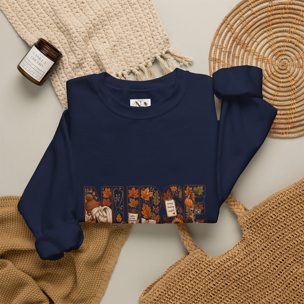 Fall Nurse Unisex Heavy Blend™ Crewneck Sweatshirt