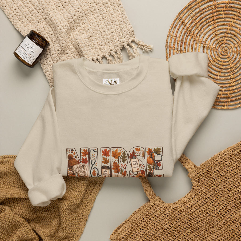 Fall Nurse Unisex Heavy Blend™ Crewneck Sweatshirt