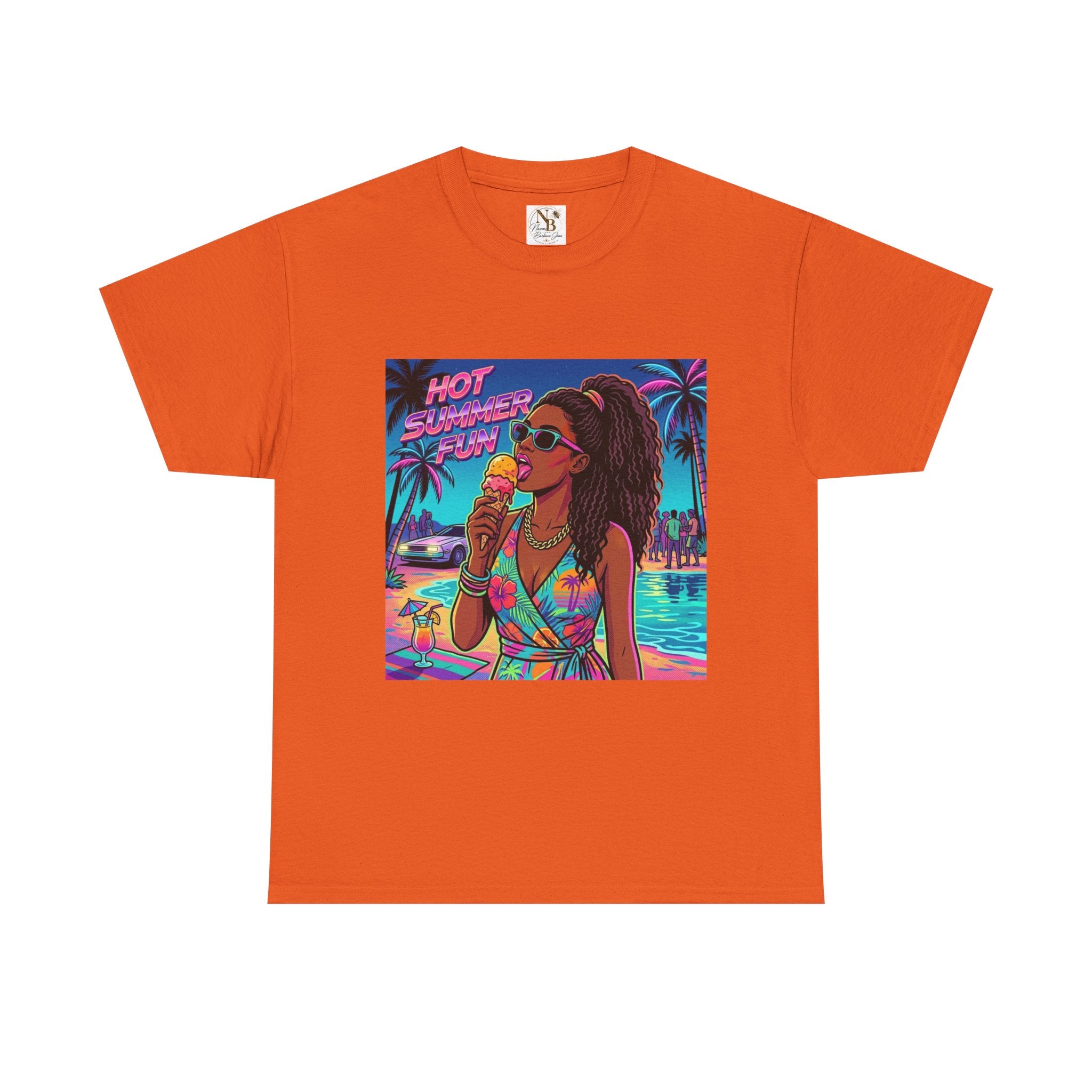 Hot Summer Fun Unisex Heavy Cotton Tee