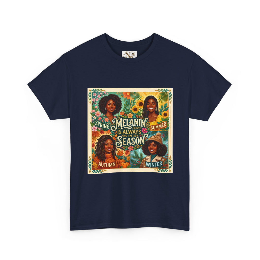 Melanin Is Always in Season Unisex Cotton Tee