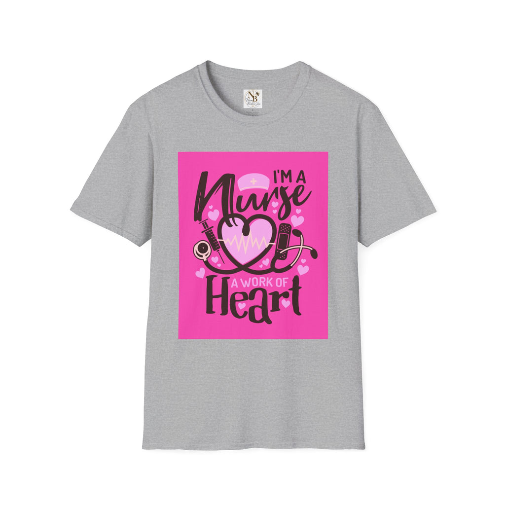 Nurse At Heart Unisex Softstyle T-Shirt