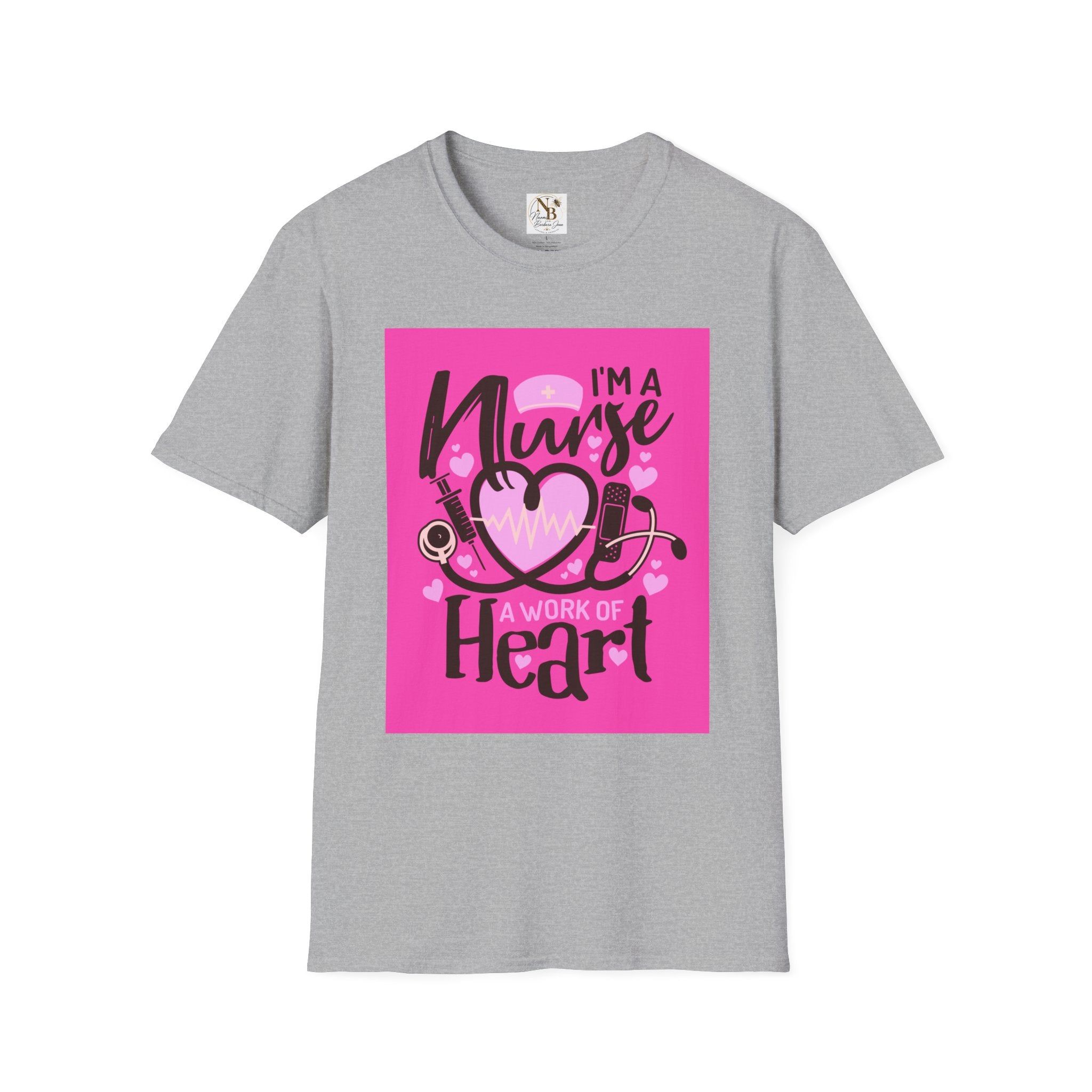 Nurse At Heart Unisex Softstyle T-Shirt