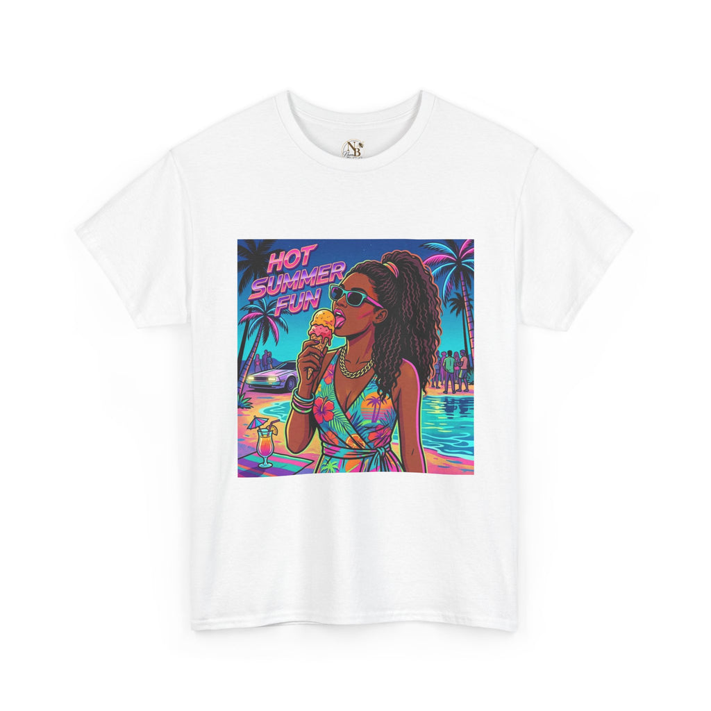 Hot Summer Fun Unisex Heavy Cotton Tee