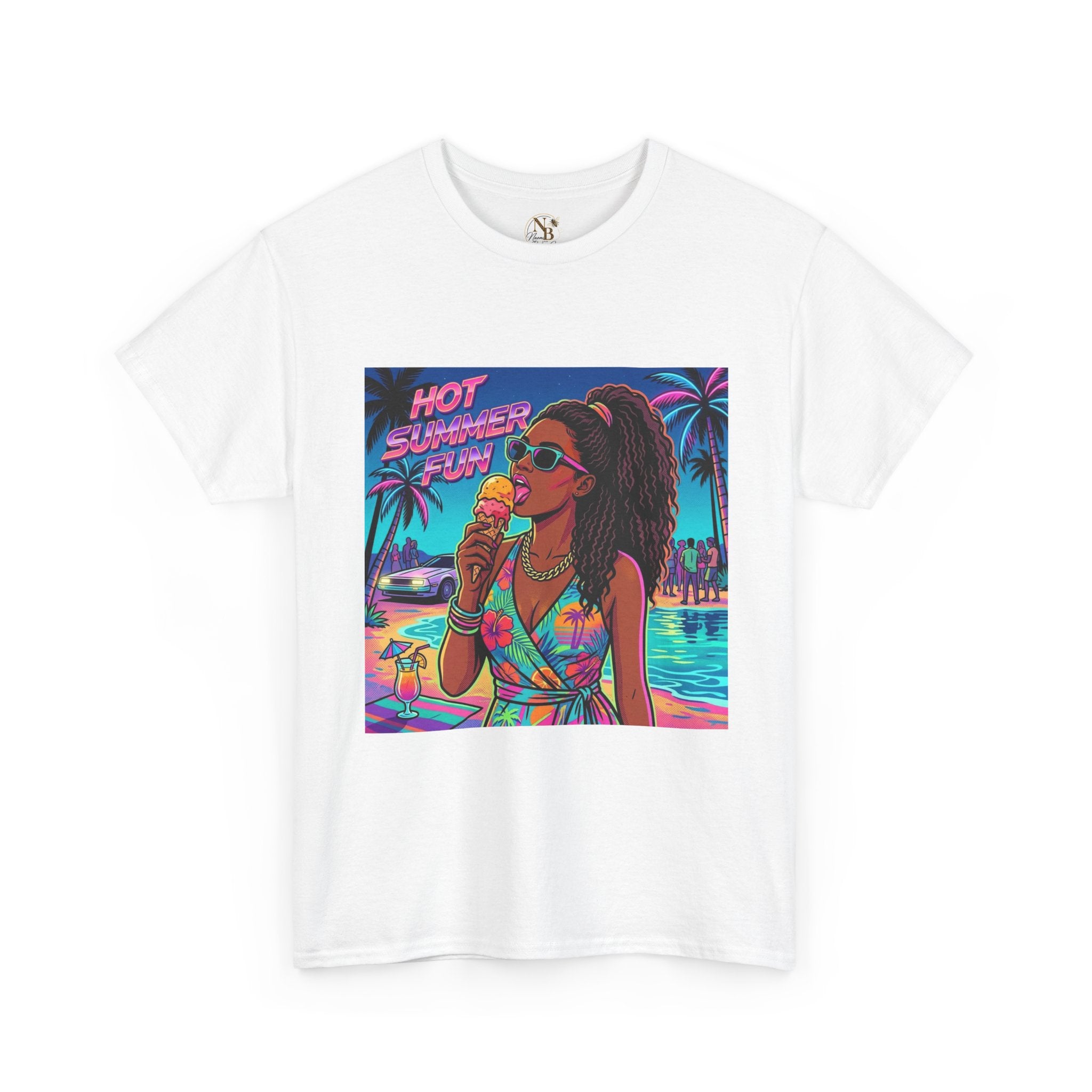 Hot Summer Fun Unisex Heavy Cotton Tee