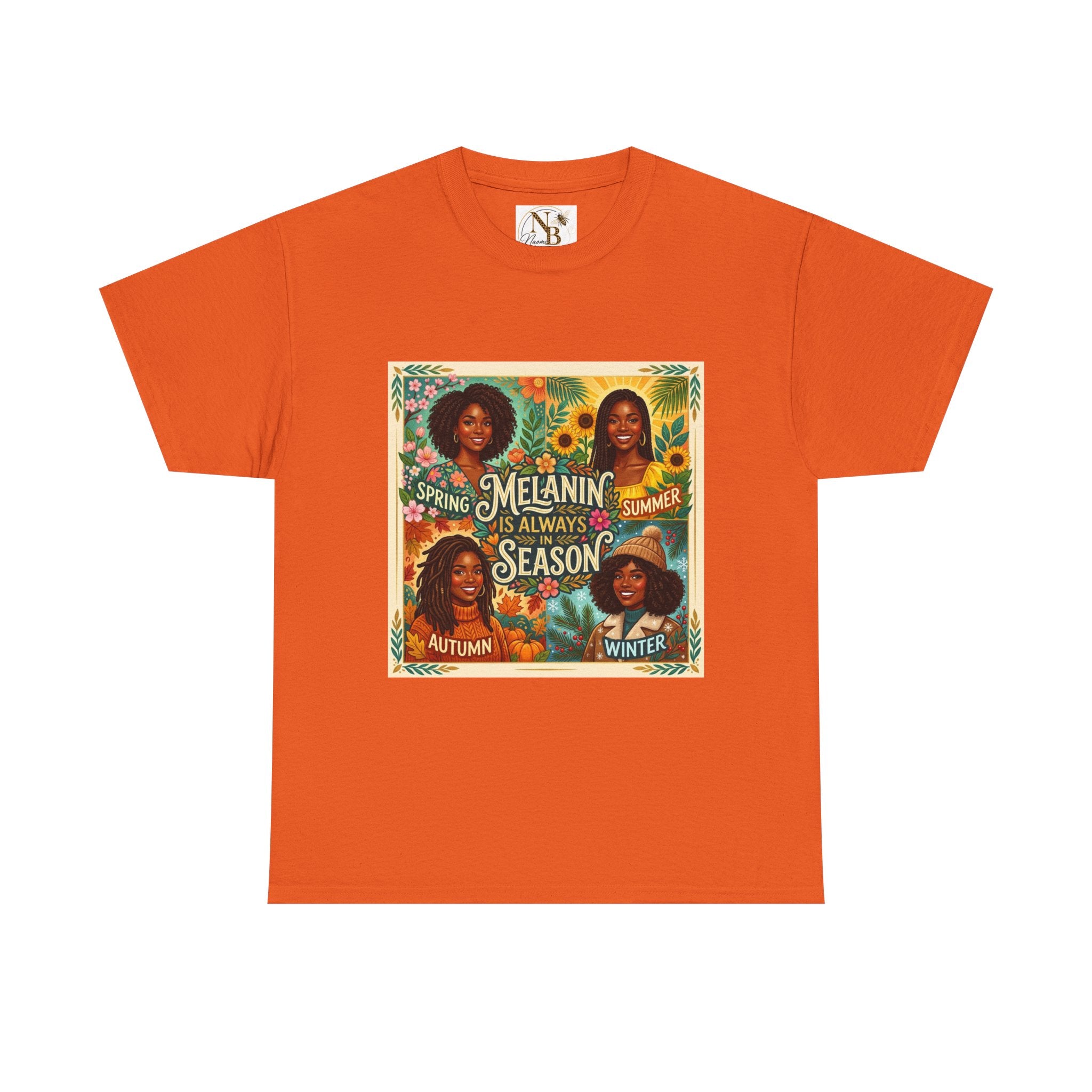 Melanin Is Always in Season Unisex Cotton Tee