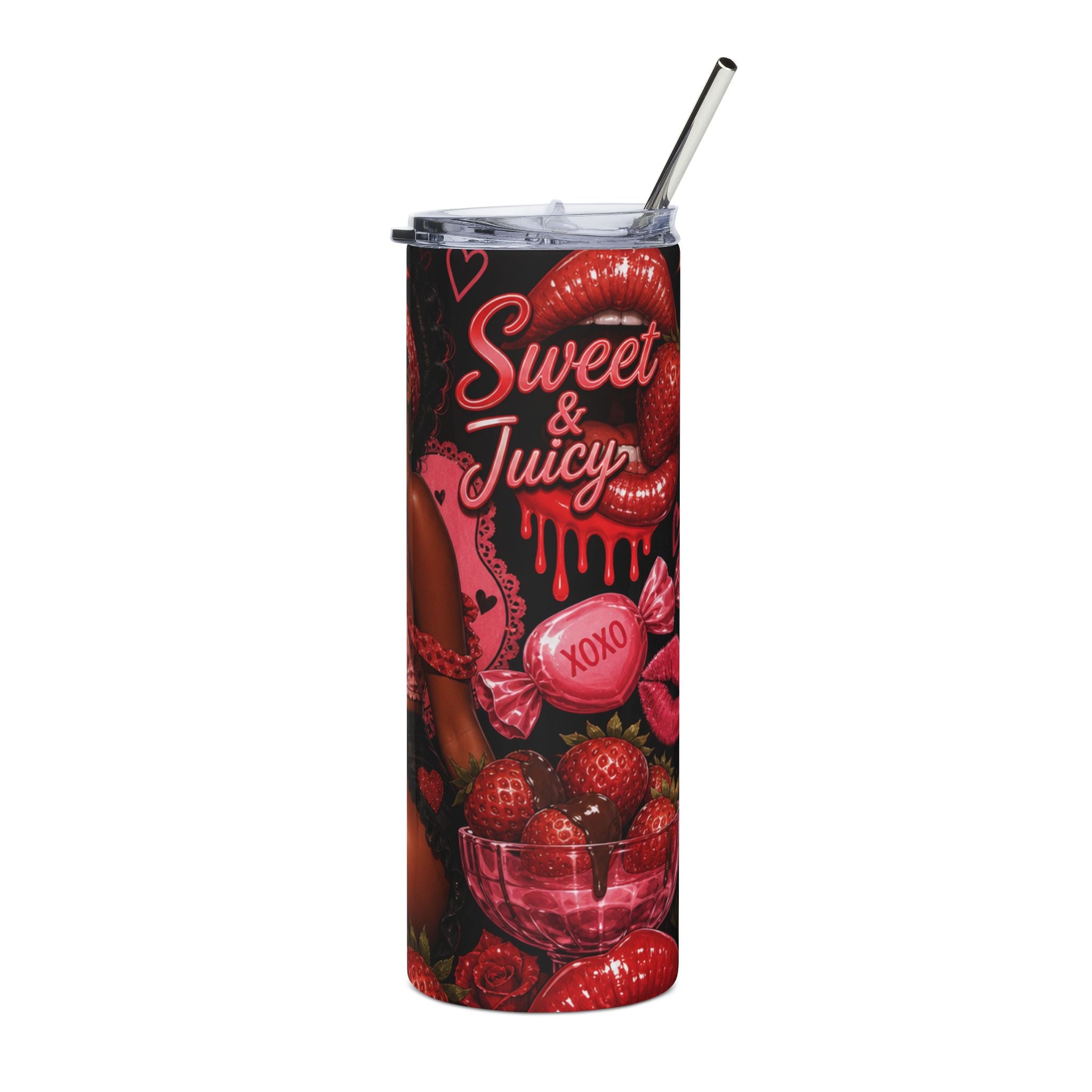 Sweet & Juicy Stainless Steel Tumbler, 20oz